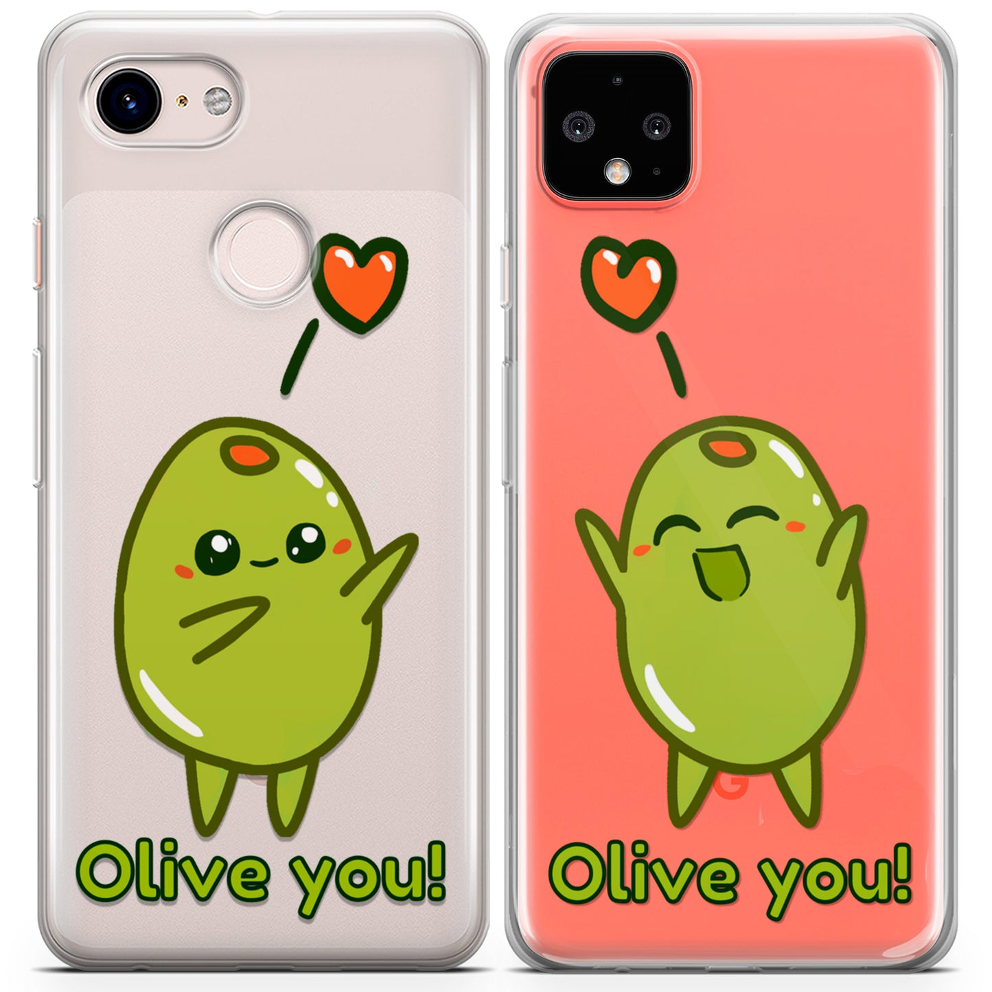 Cavka iPhone Couple Cases Olive You