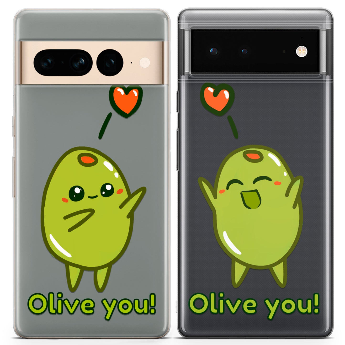 Cavka iPhone Couple Cases Olive You