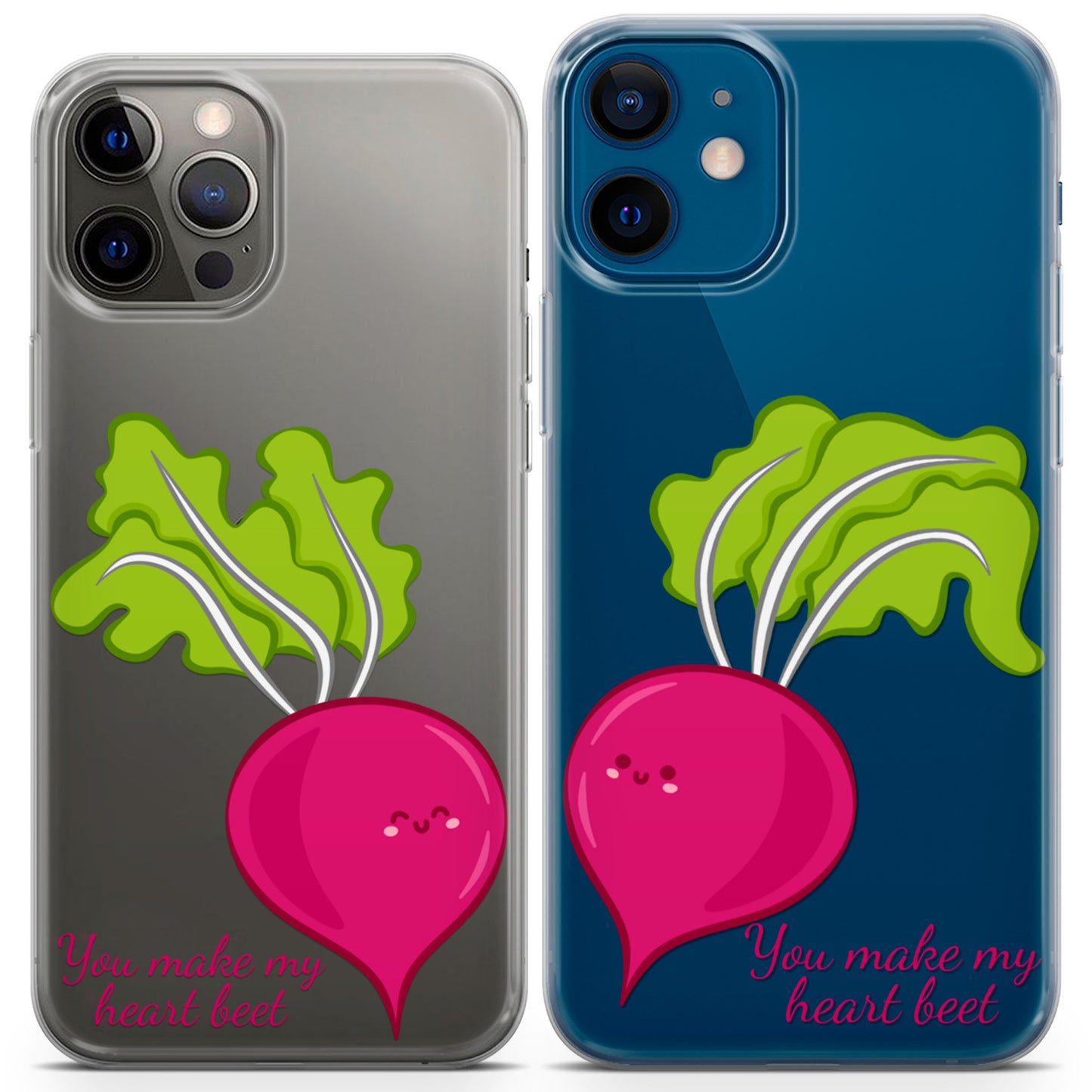 Cavka iPhone Couple Cases You Make My Heart Beet