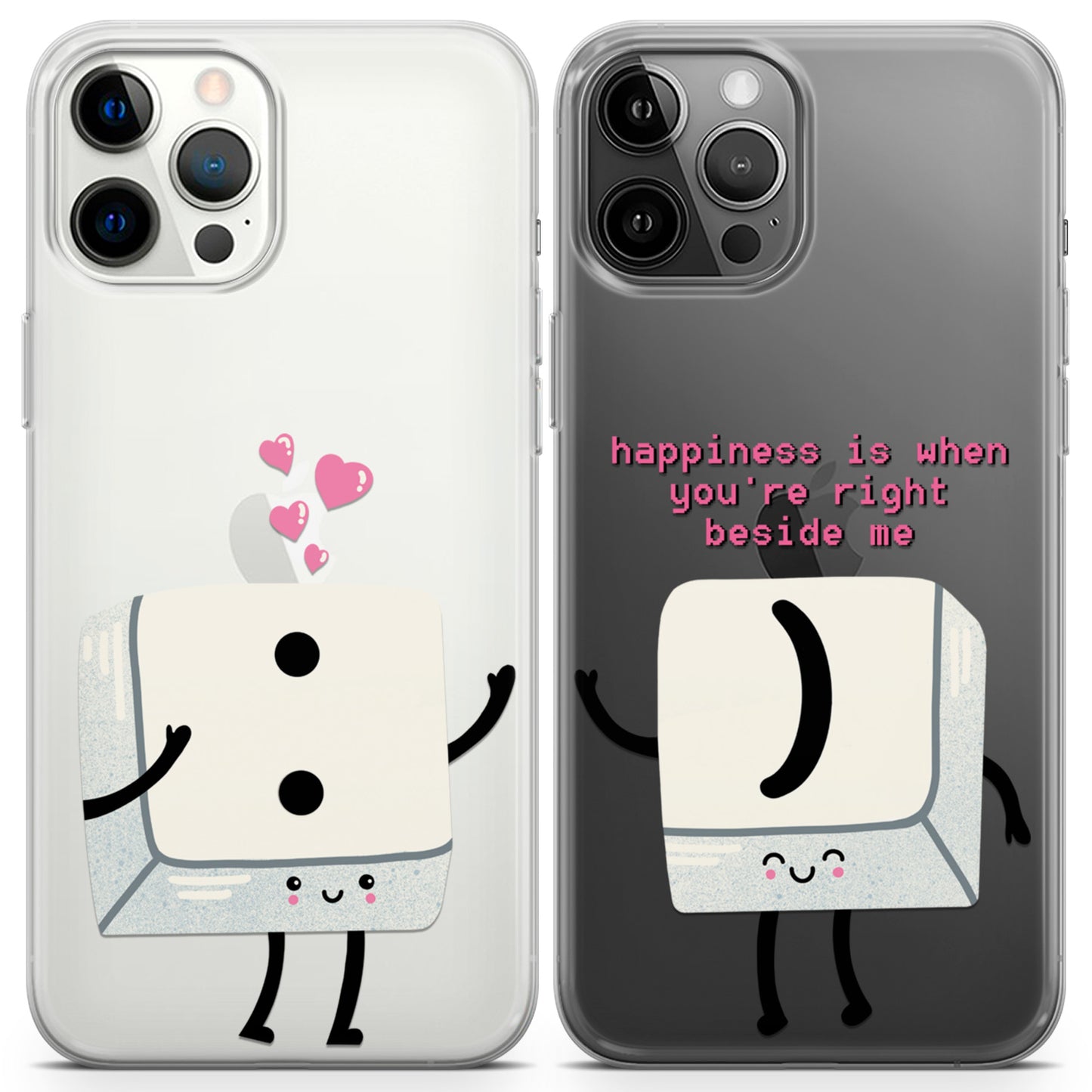 Cavka iPhone Couple Cases Funny Keys