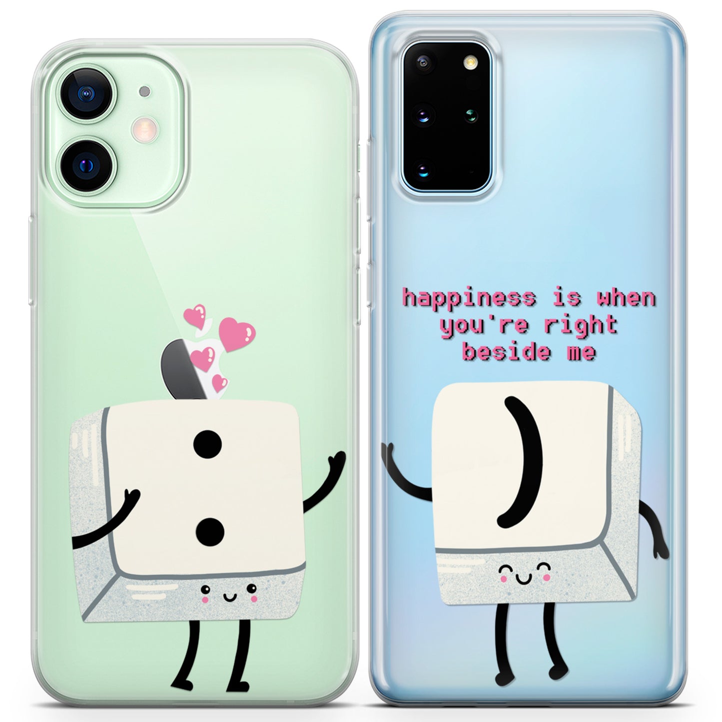 Cavka iPhone Couple Cases Funny Keys