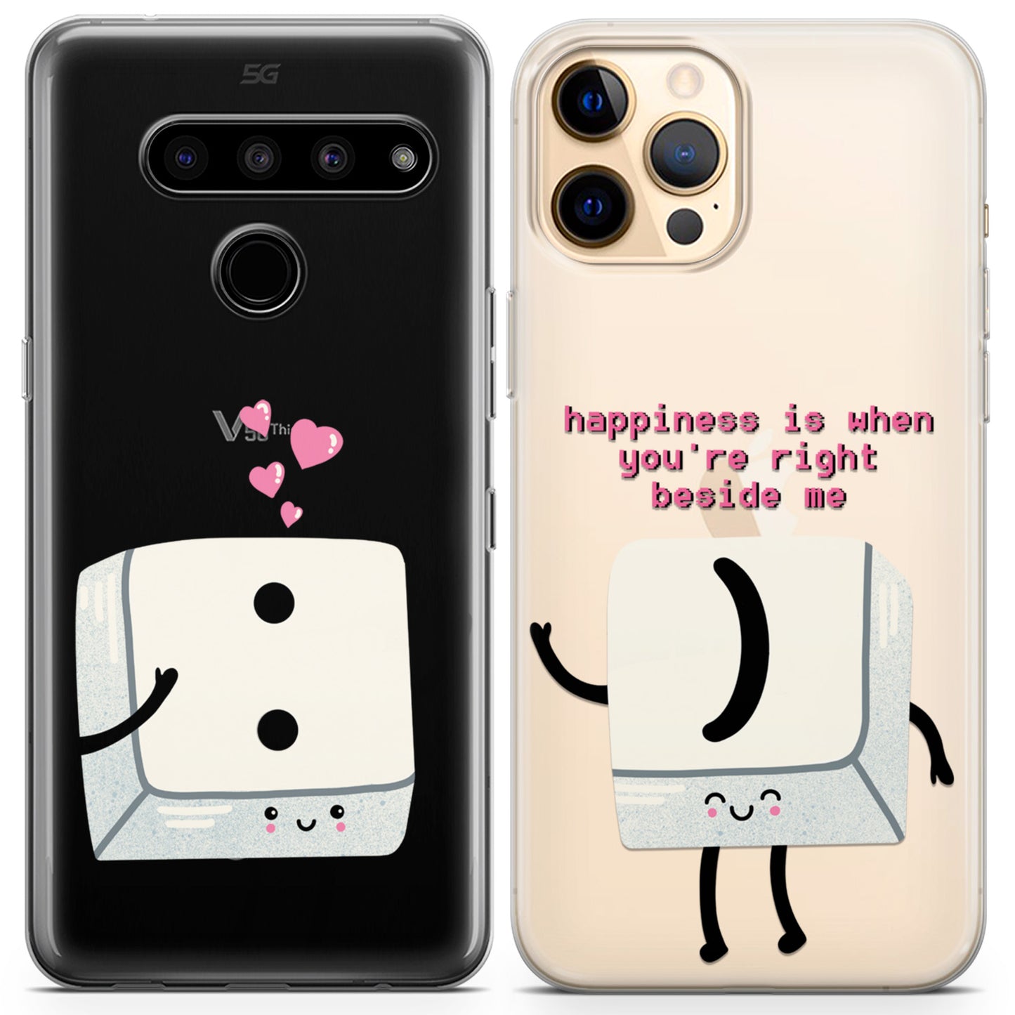 Cavka iPhone Couple Cases Funny Keys