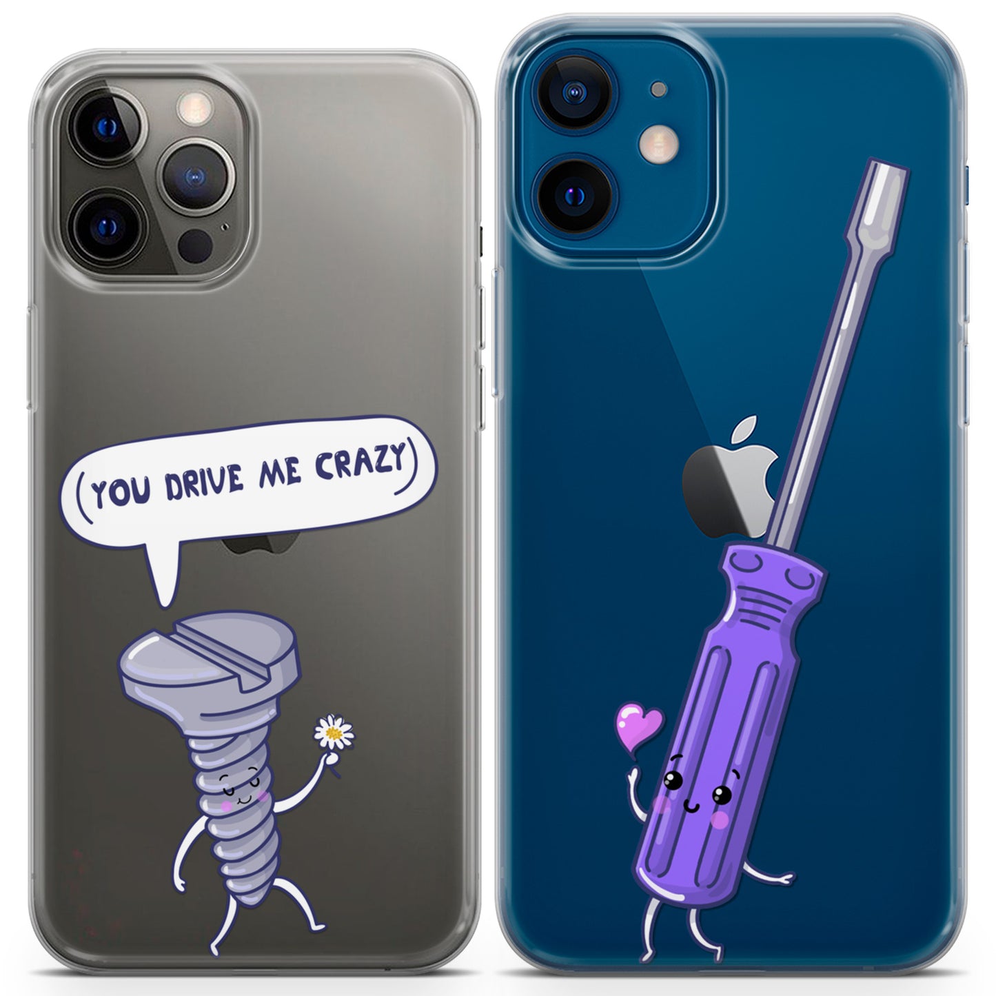 Cavka iPhone Couple Cases You Drive Me Crazy