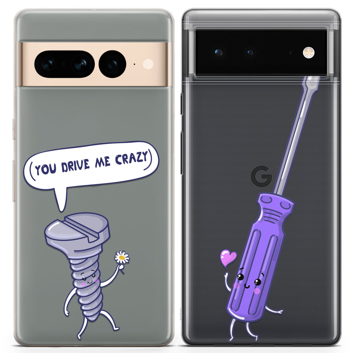 Cavka iPhone Couple Cases You Drive Me Crazy