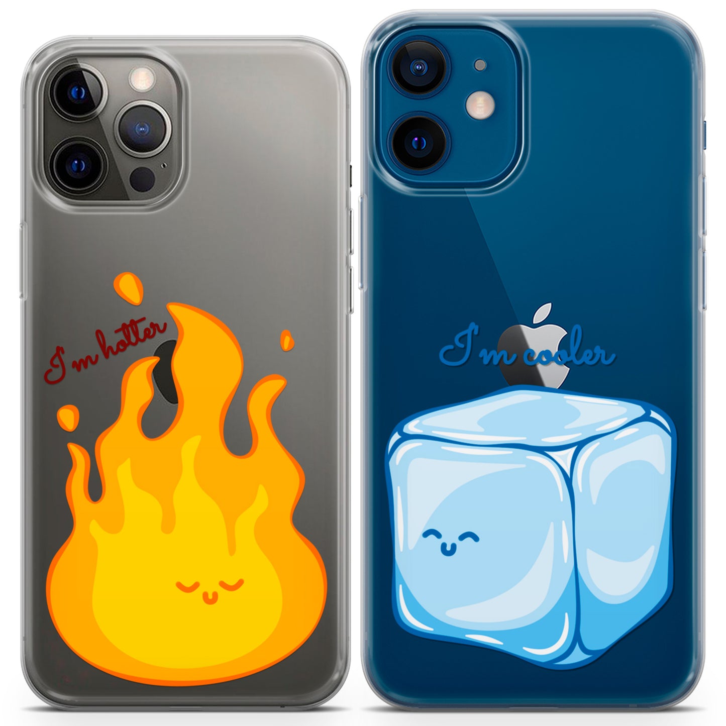 Cavka iPhone Couple Cases Fire and Ice