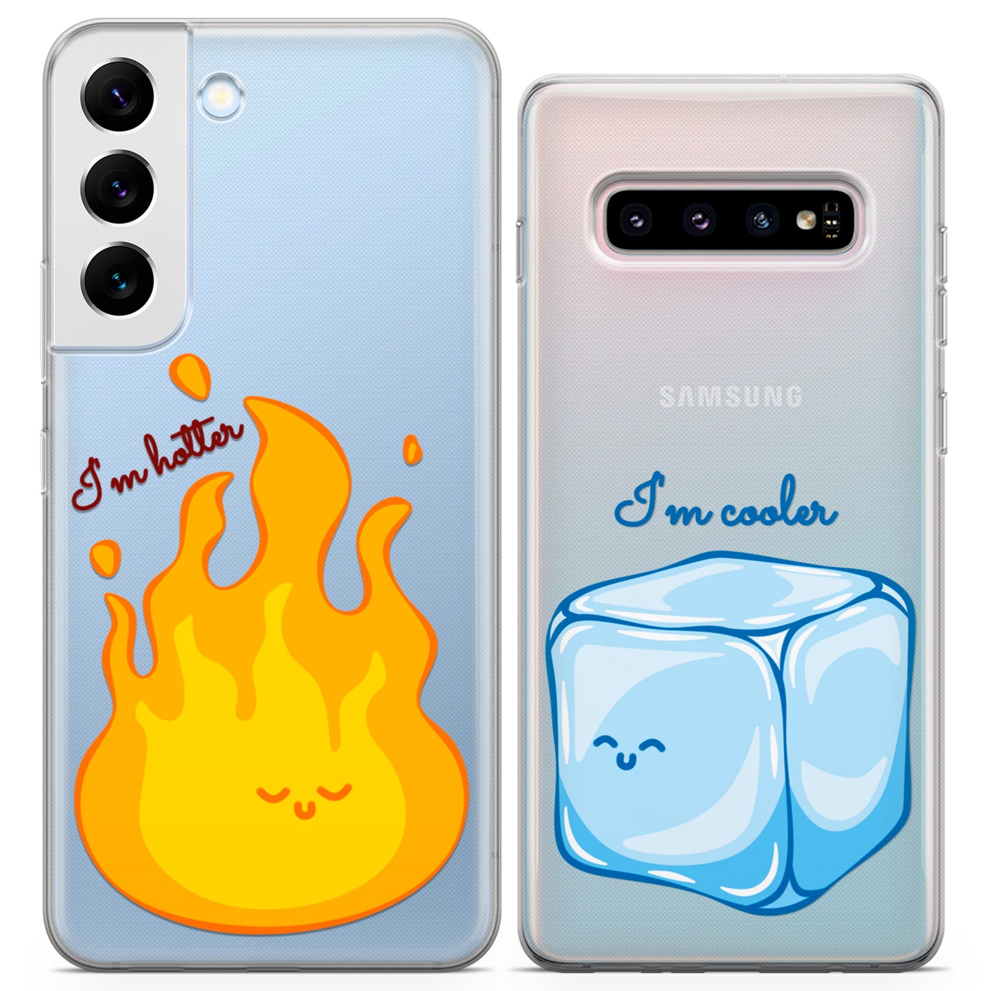 Cavka iPhone Couple Cases Fire and Ice