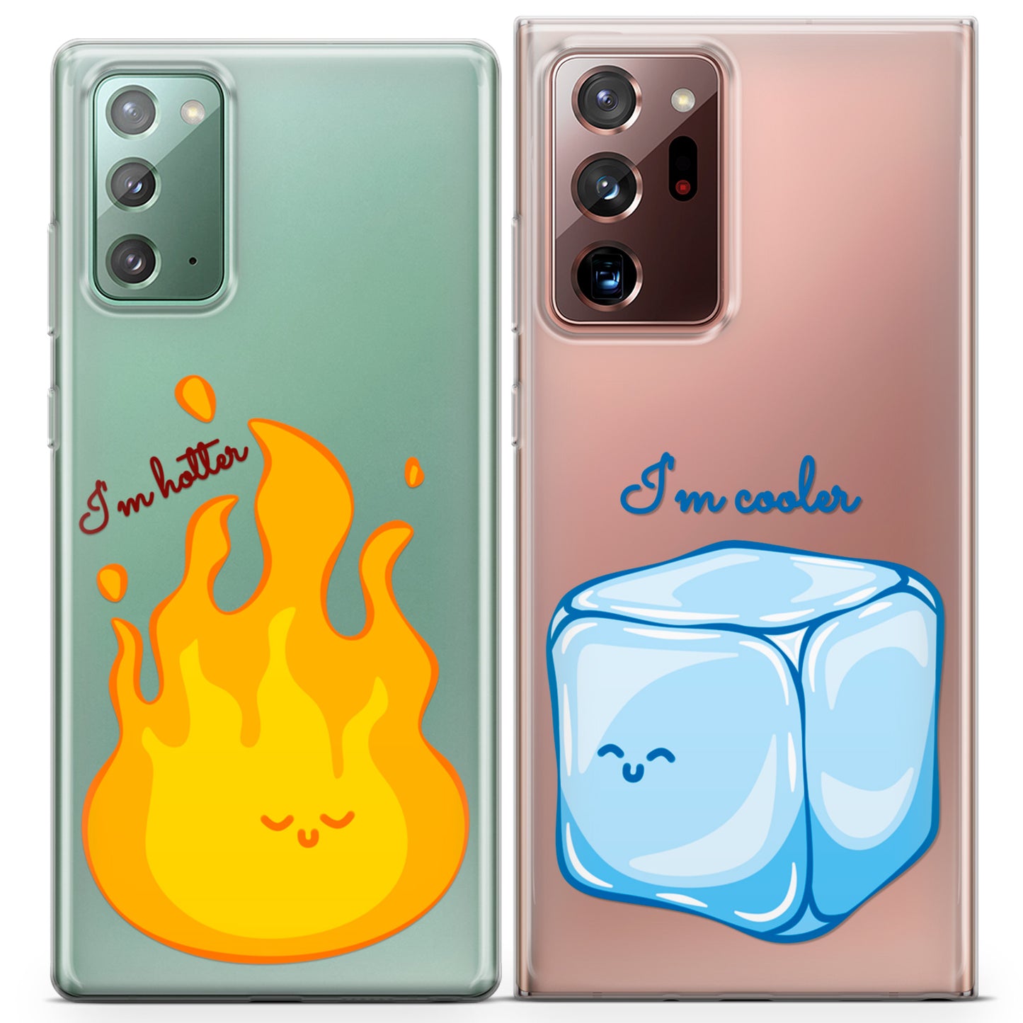 Cavka iPhone Couple Cases Fire and Ice