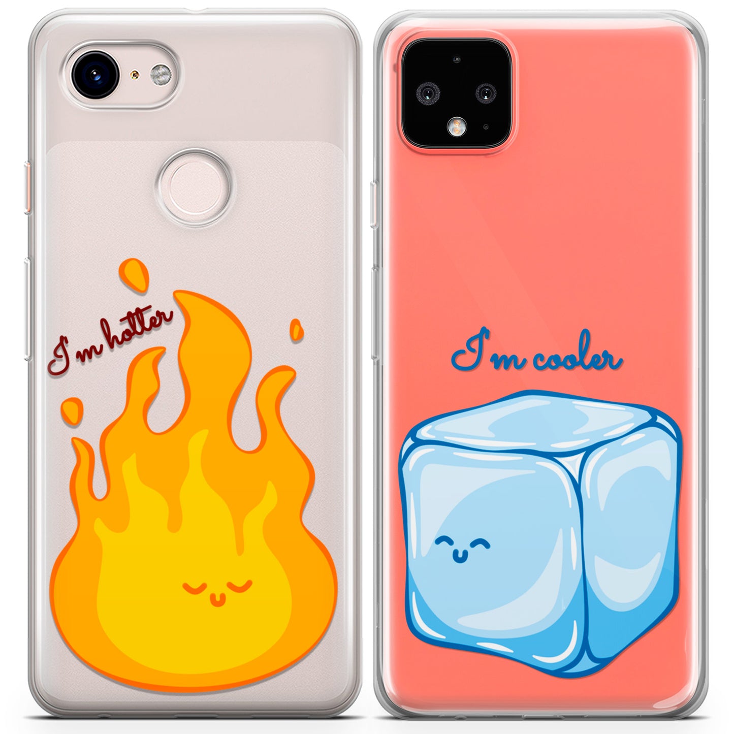 Cavka iPhone Couple Cases Fire and Ice