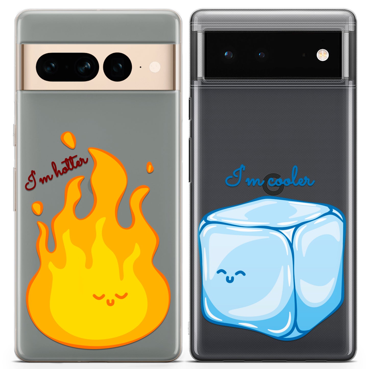 Cavka iPhone Couple Cases Fire and Ice