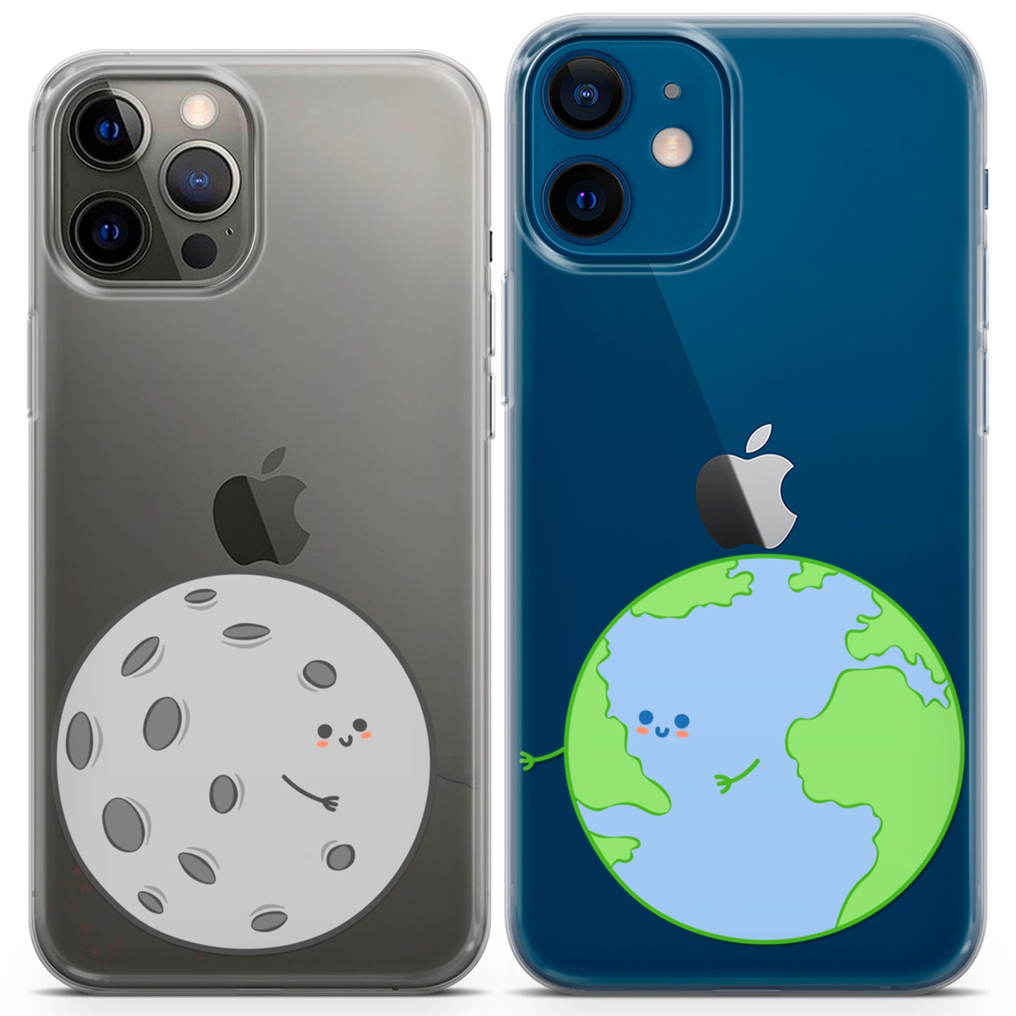 Cavka iPhone Couple Cases Earth and Moon