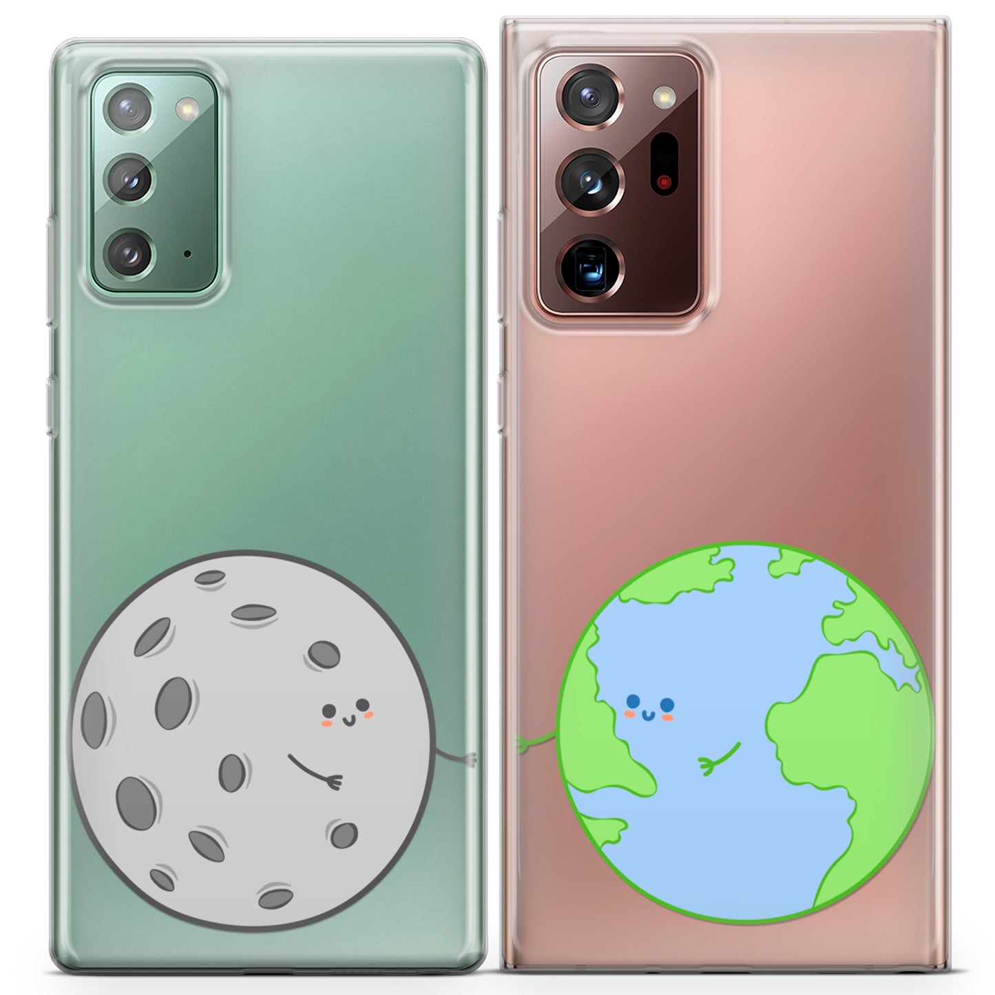 Cavka iPhone Couple Cases Earth and Moon