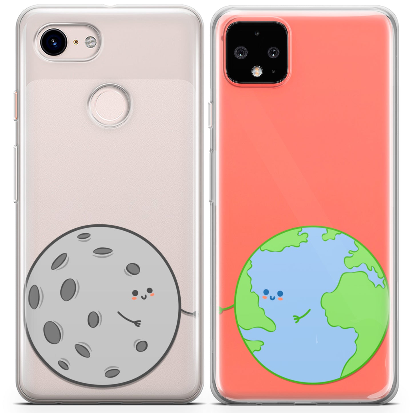 Cavka iPhone Couple Cases Earth and Moon