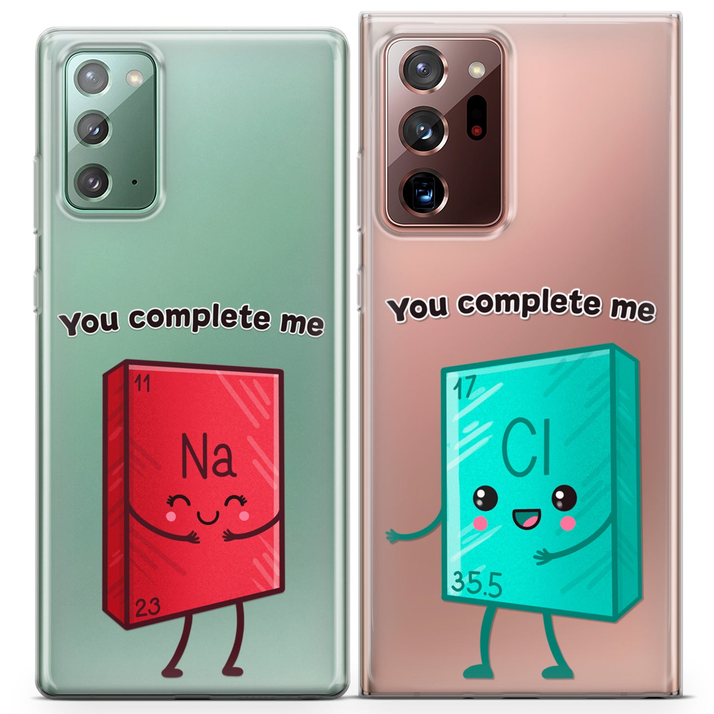 Cavka iPhone Couple Cases Chemical Elements