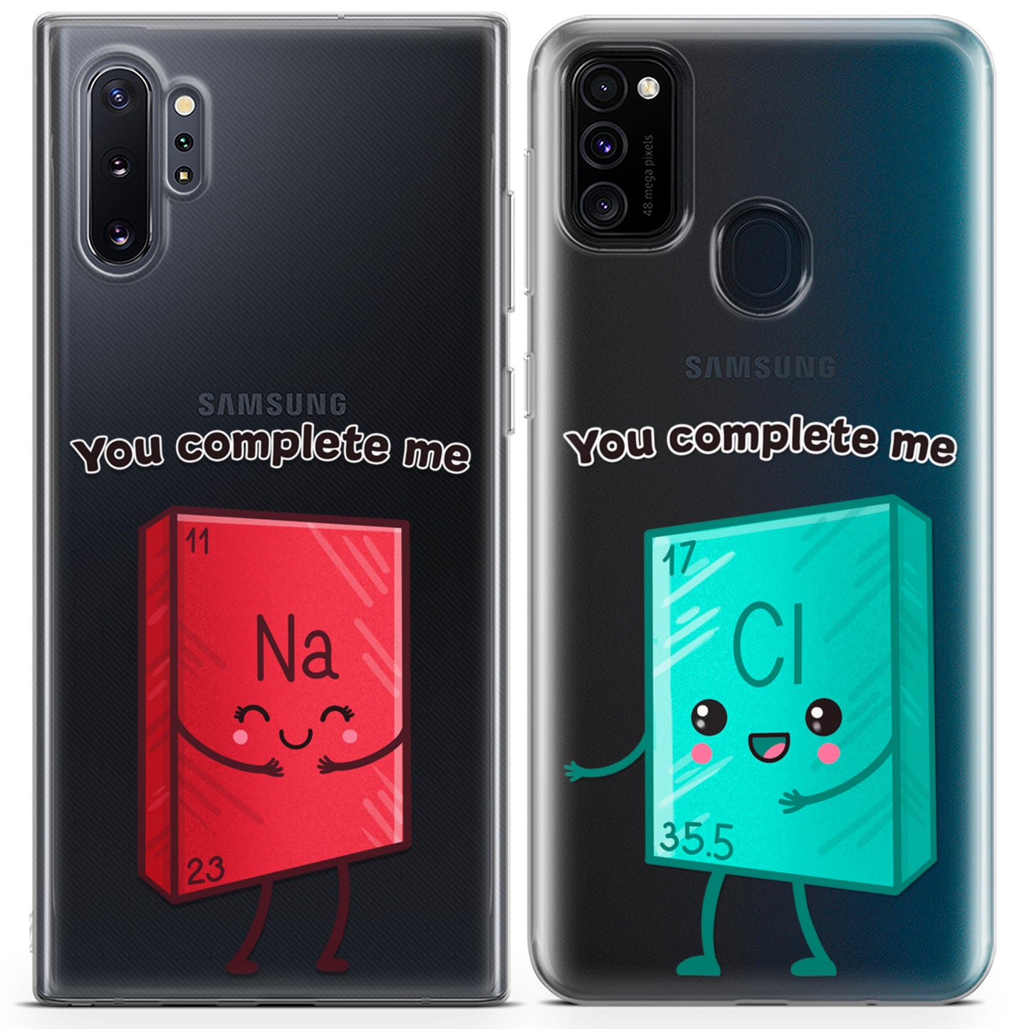 Cavka iPhone Couple Cases Chemical Elements