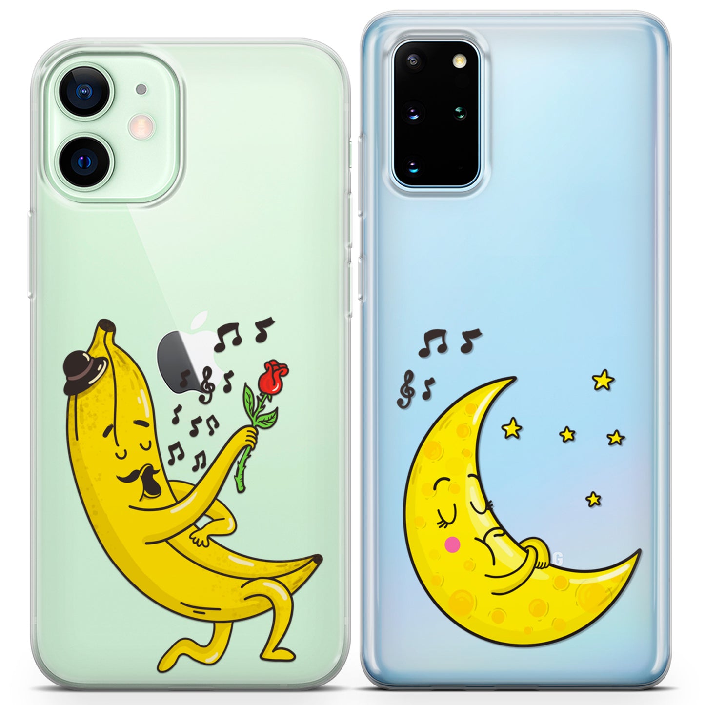 Cavka iPhone Couple Cases Banana Serenade