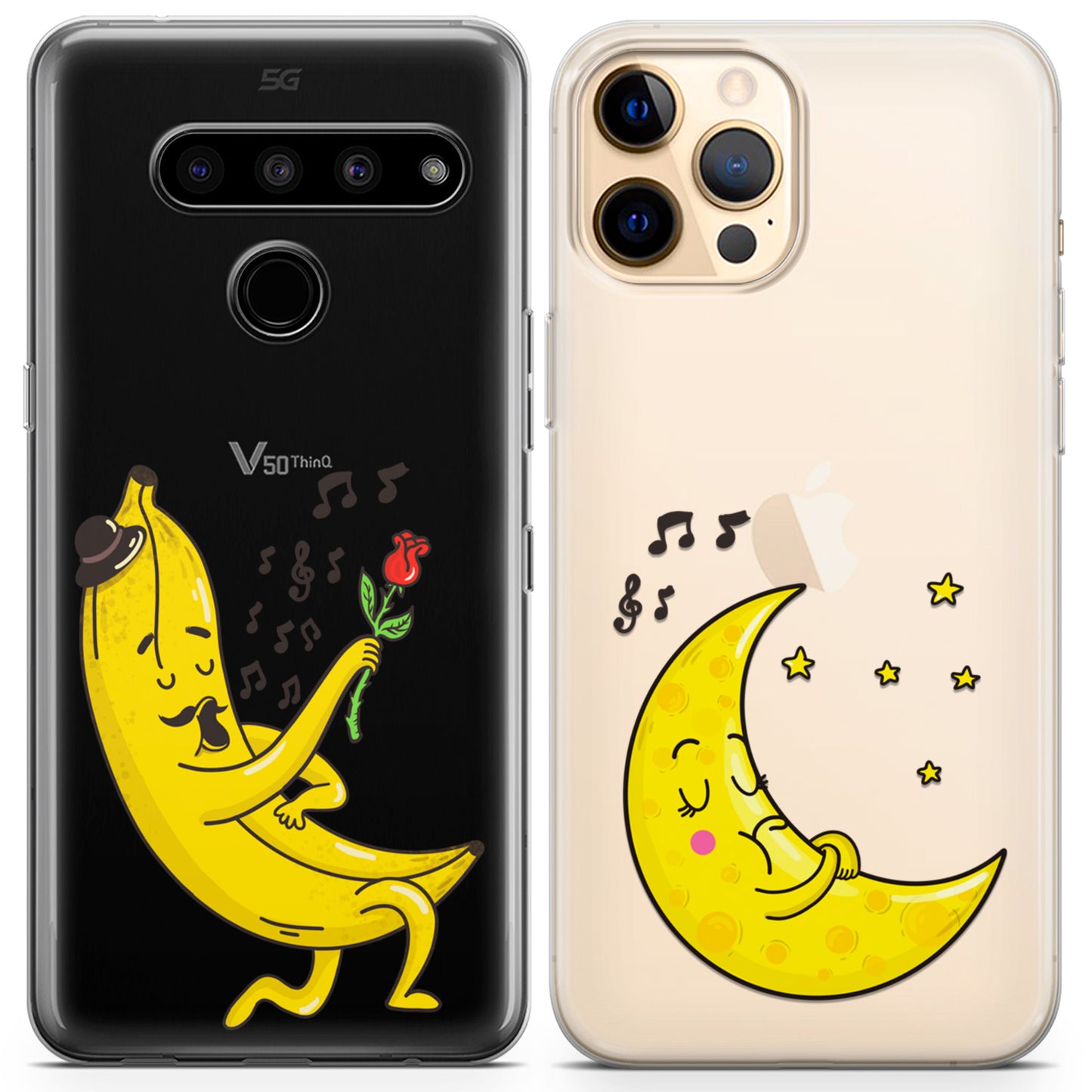 Cavka iPhone Couple Cases Banana Serenade