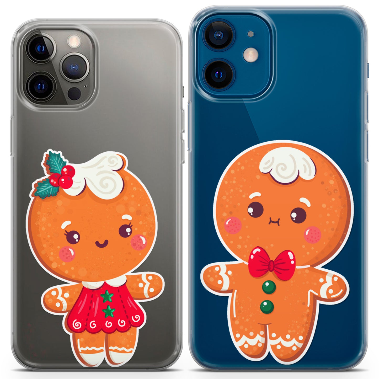 Cavka iPhone Couple Cases Gingerbread Men