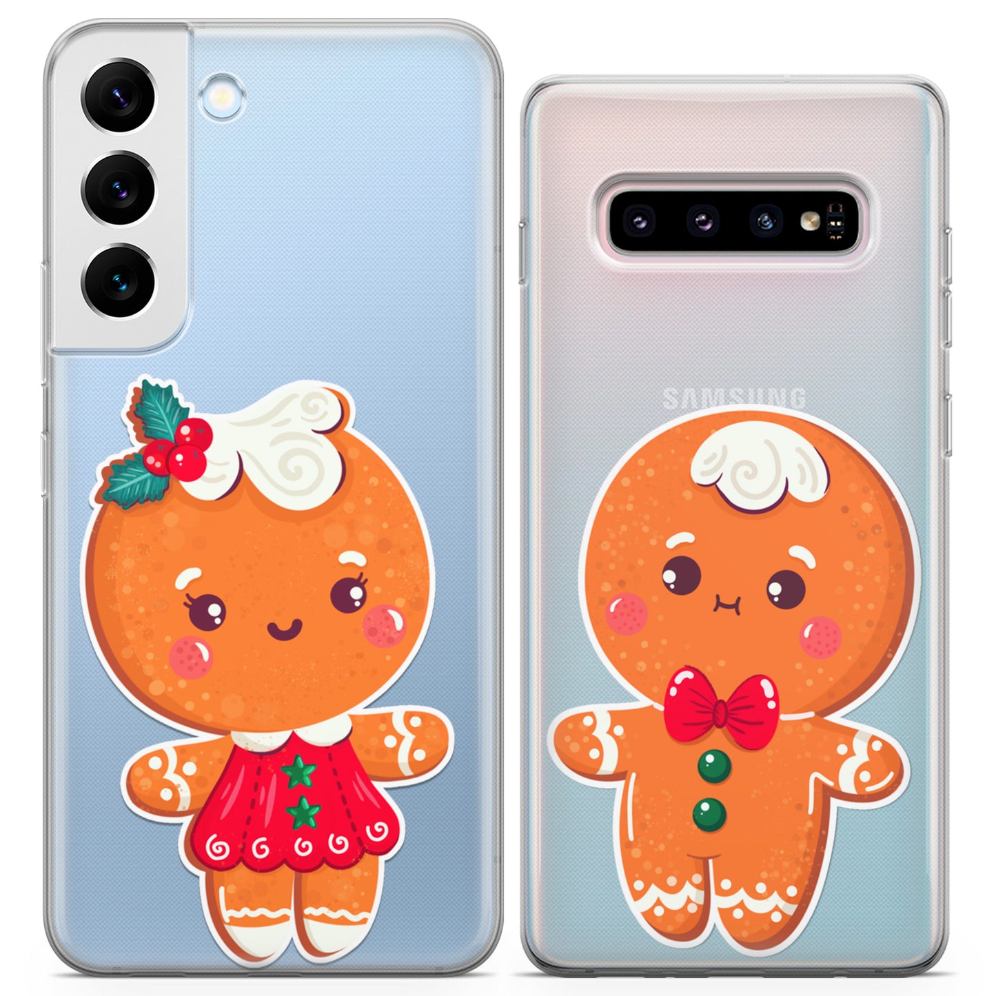 Cavka iPhone Couple Cases Gingerbread Men