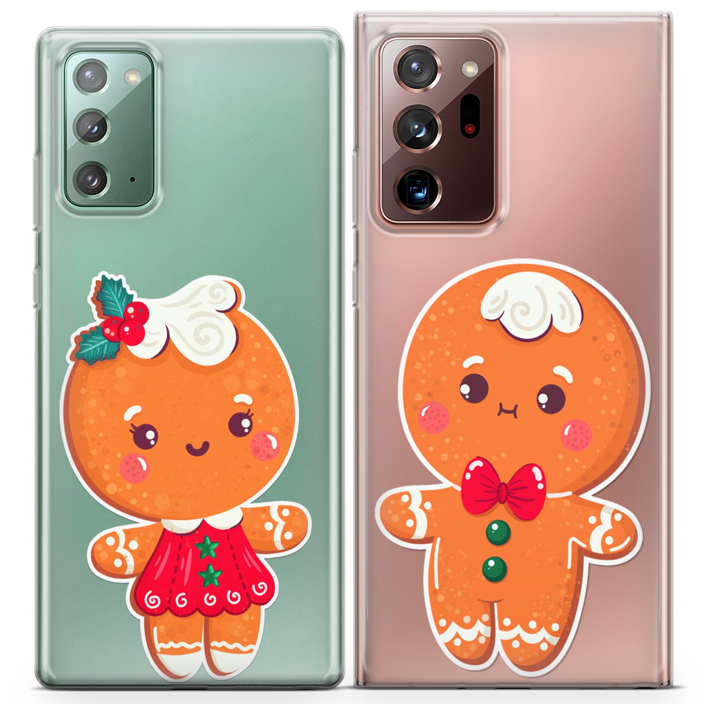 Cavka iPhone Couple Cases Gingerbread Men