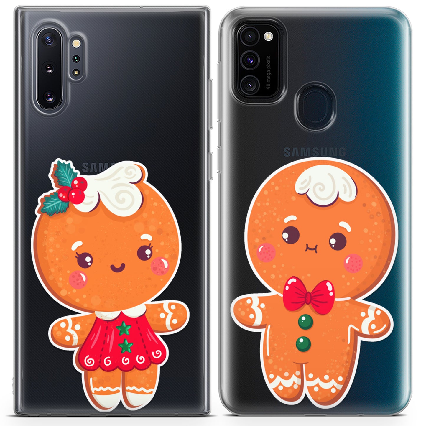 Cavka iPhone Couple Cases Gingerbread Men