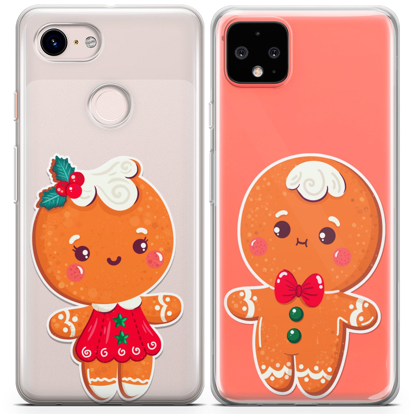 Cavka iPhone Couple Cases Gingerbread Men