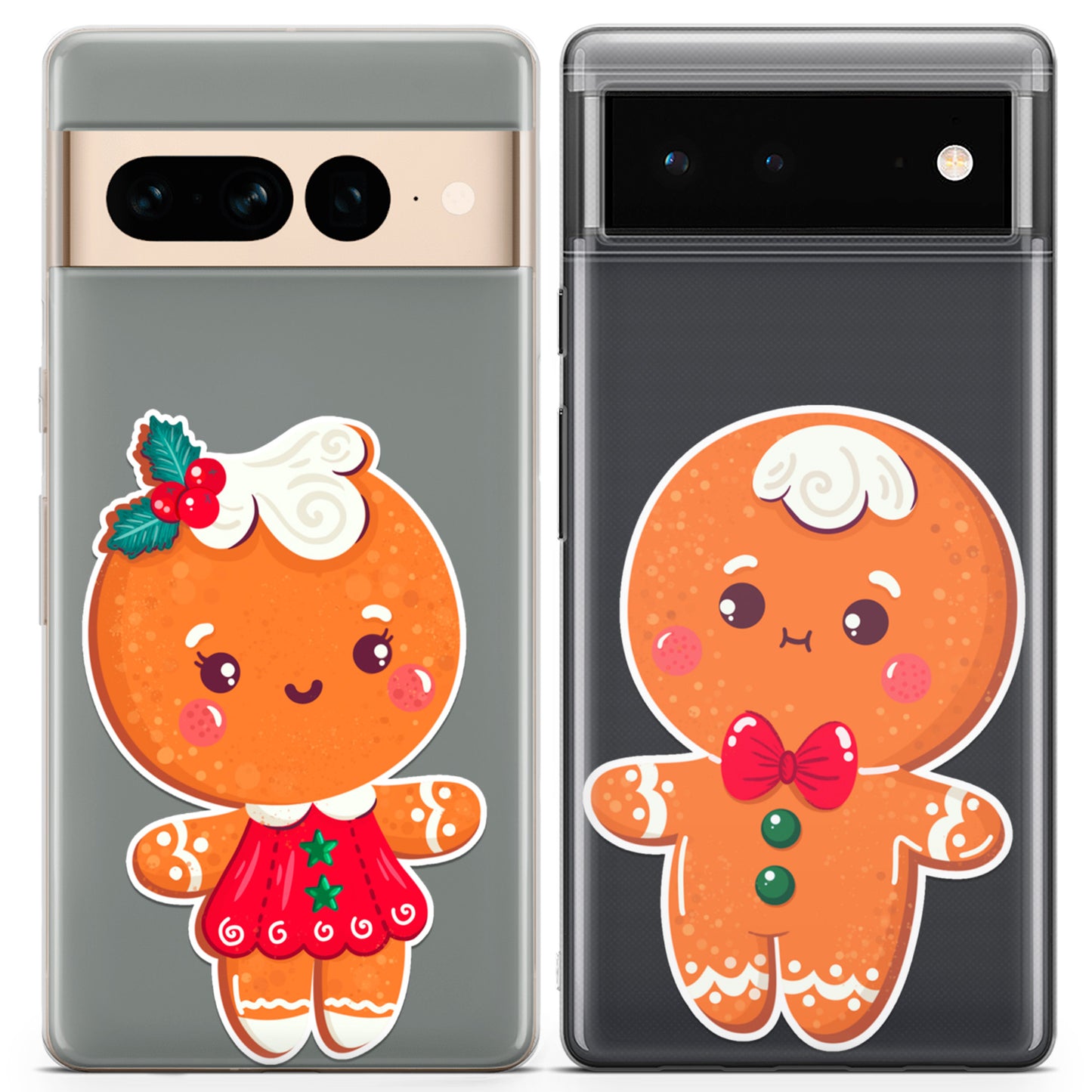 Cavka iPhone Couple Cases Gingerbread Men