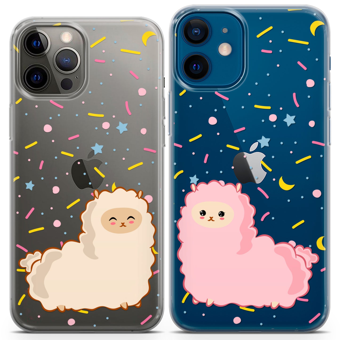 Cavka iPhone Couple Cases Fluffy Llamas