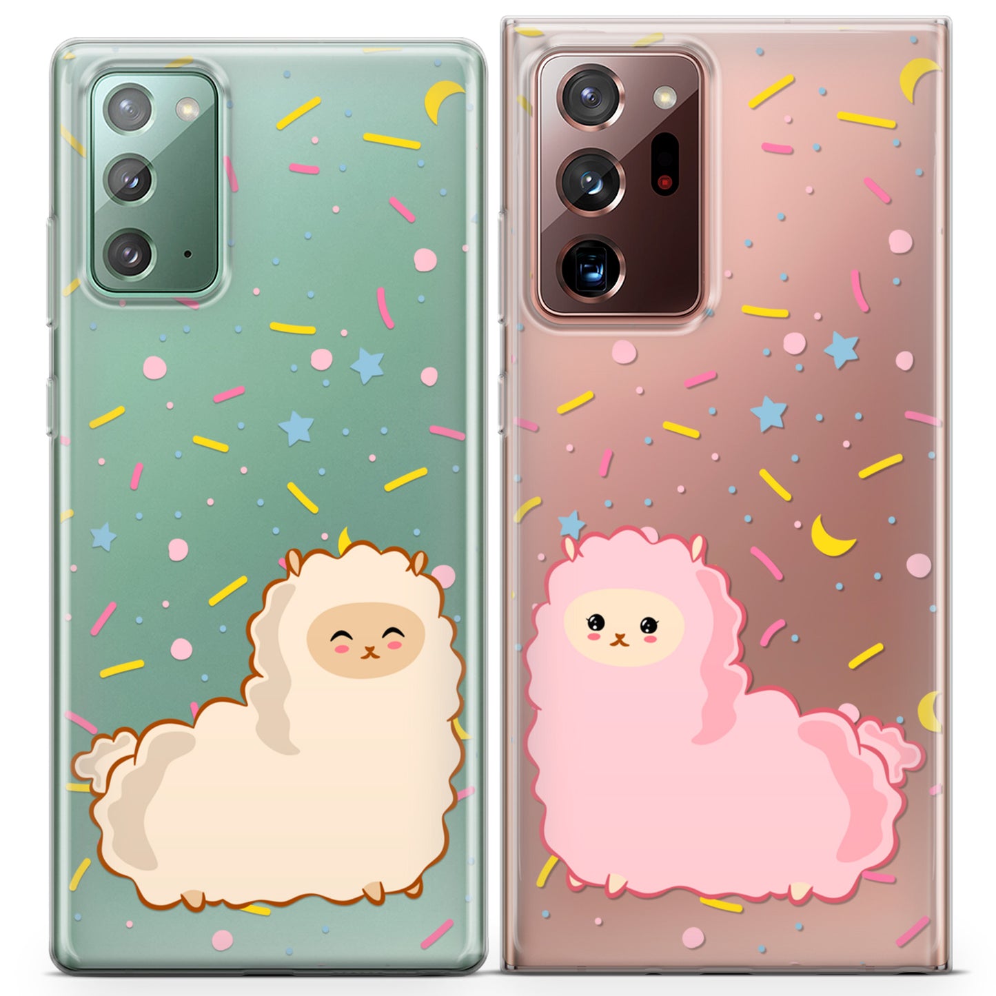 Cavka iPhone Couple Cases Fluffy Llamas