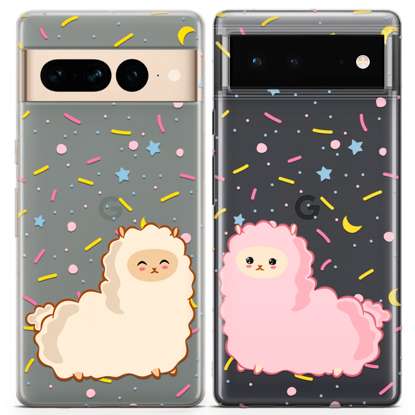 Cavka iPhone Couple Cases Fluffy Llamas