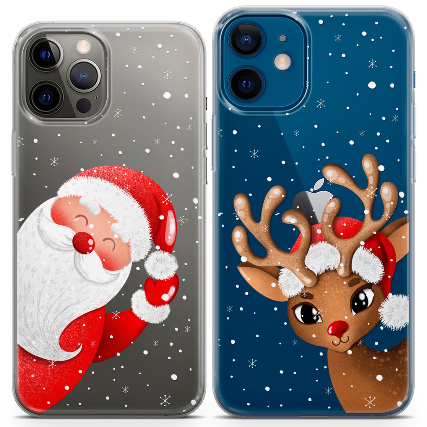 Cavka iPhone Couple Cases Santa Claus