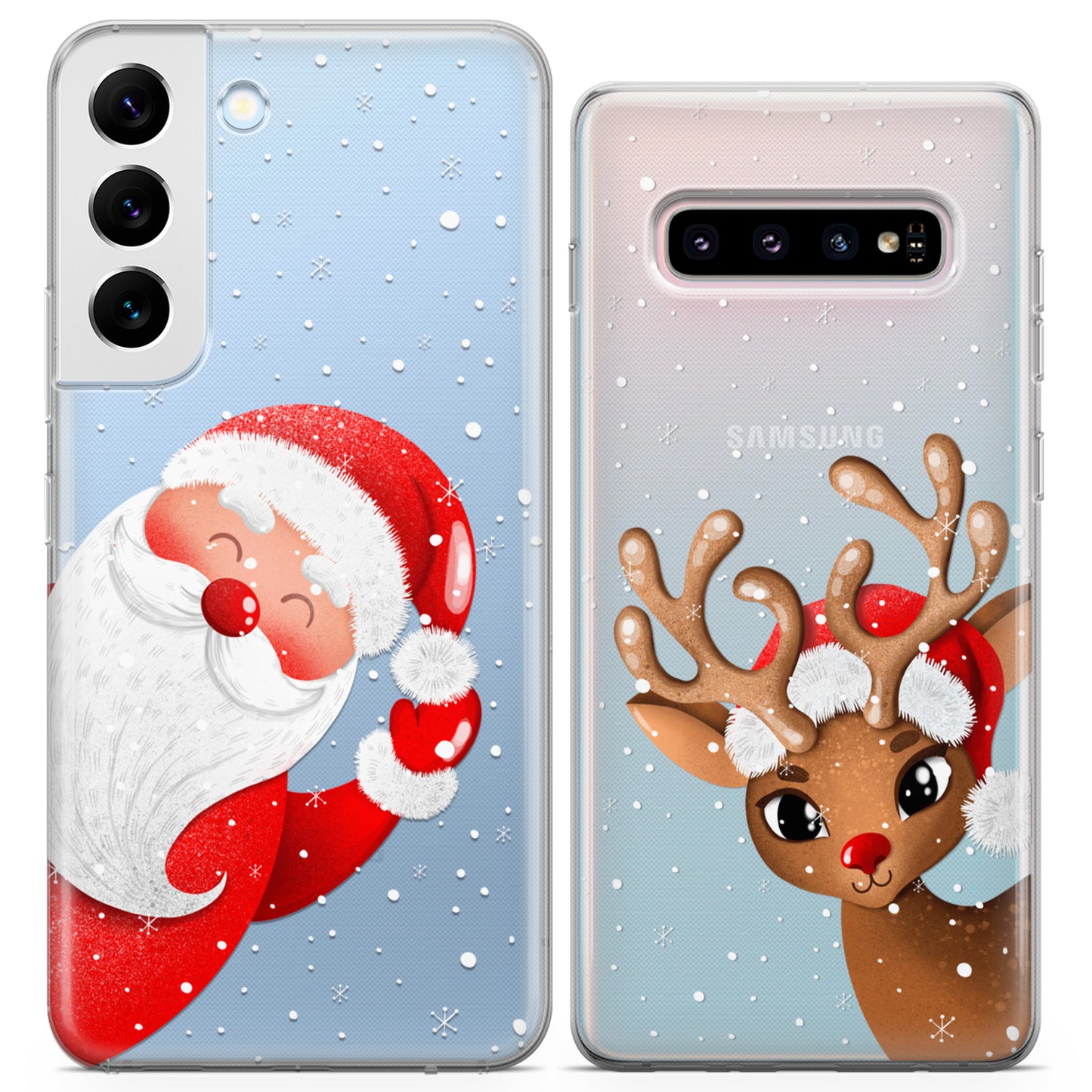 Cavka iPhone Couple Cases Santa Claus