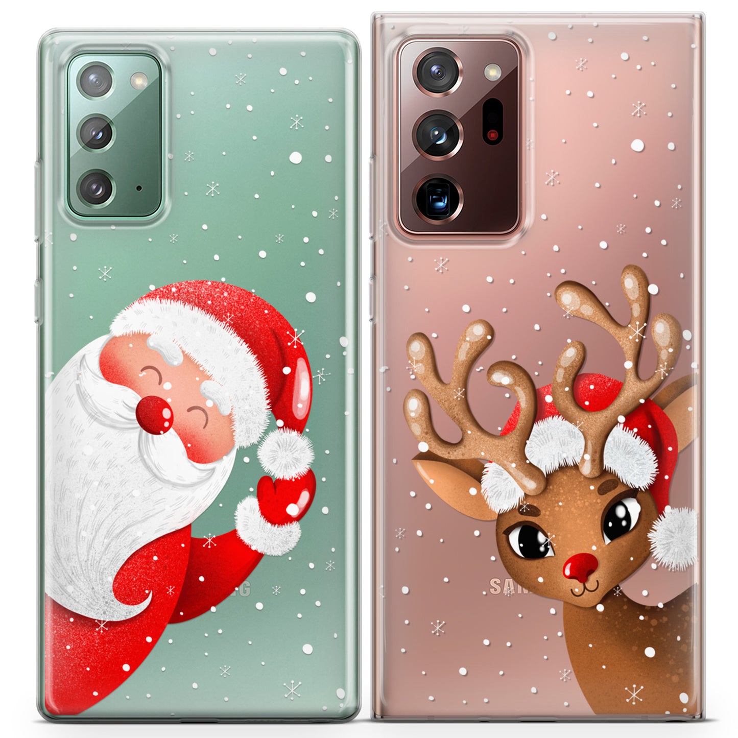 Cavka iPhone Couple Cases Santa Claus