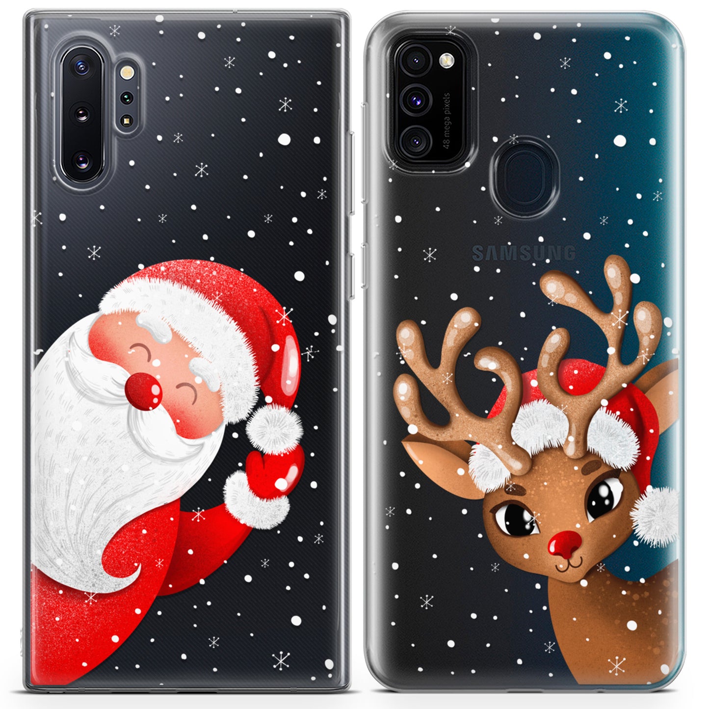 Cavka iPhone Couple Cases Santa Claus