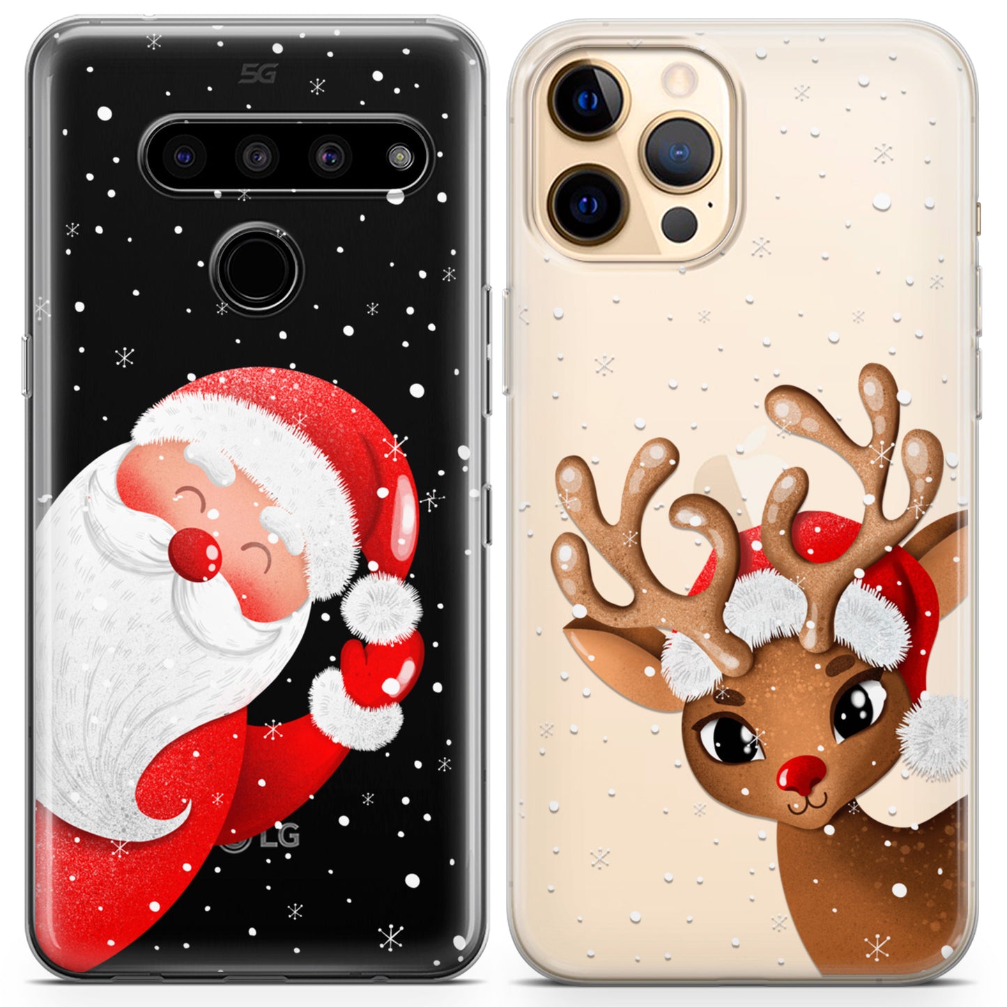 Cavka iPhone Couple Cases Santa Claus