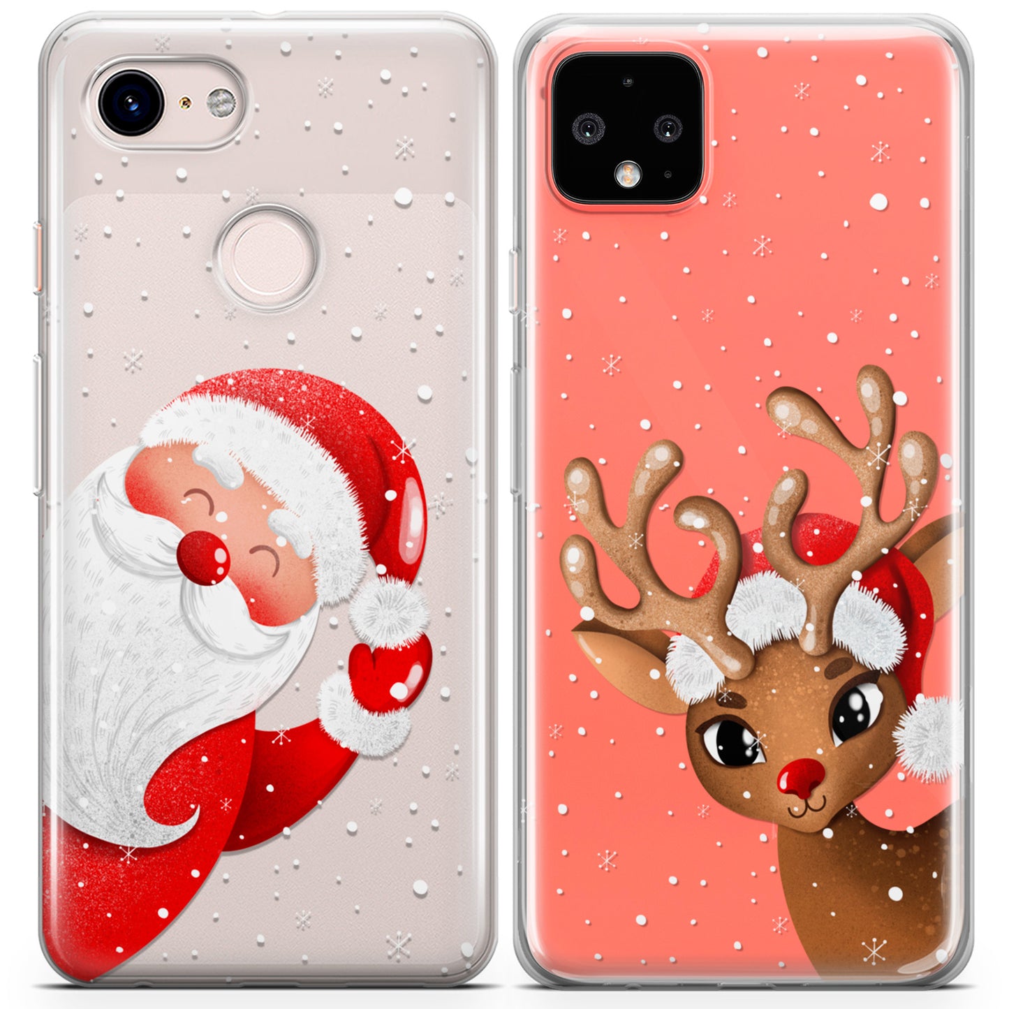 Cavka iPhone Couple Cases Santa Claus