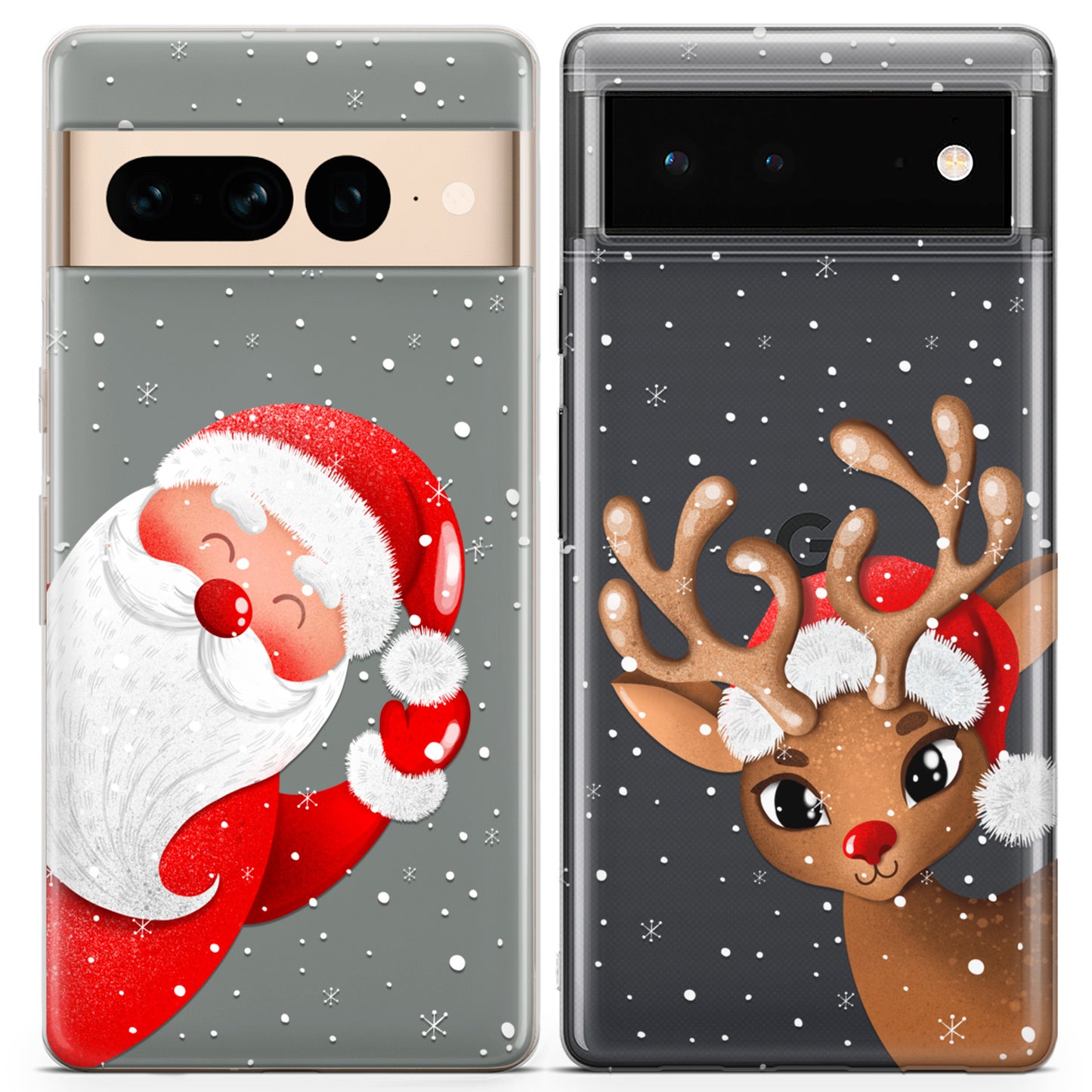 Cavka iPhone Couple Cases Santa Claus