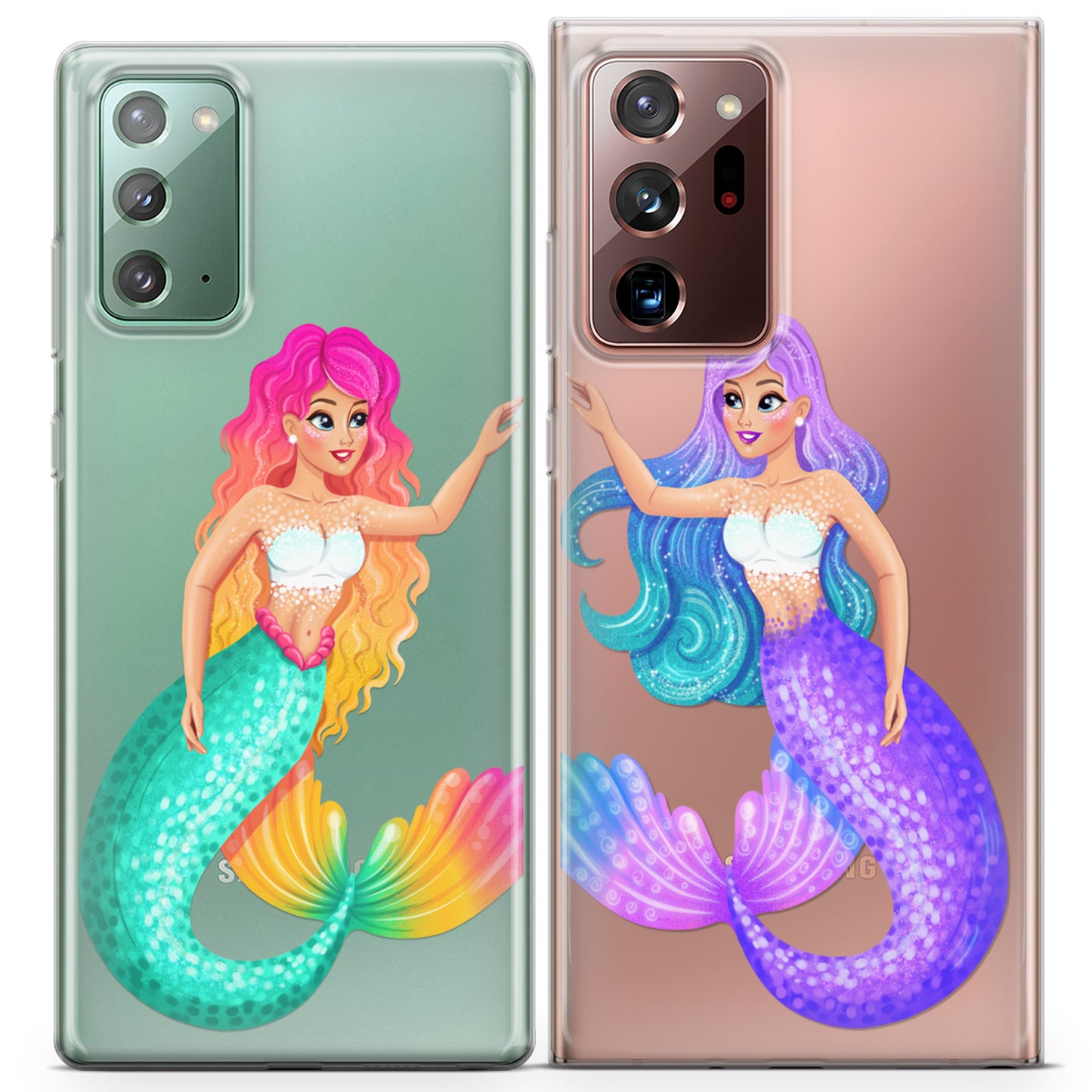 Cavka iPhone Couple Cases Princess Mermaids