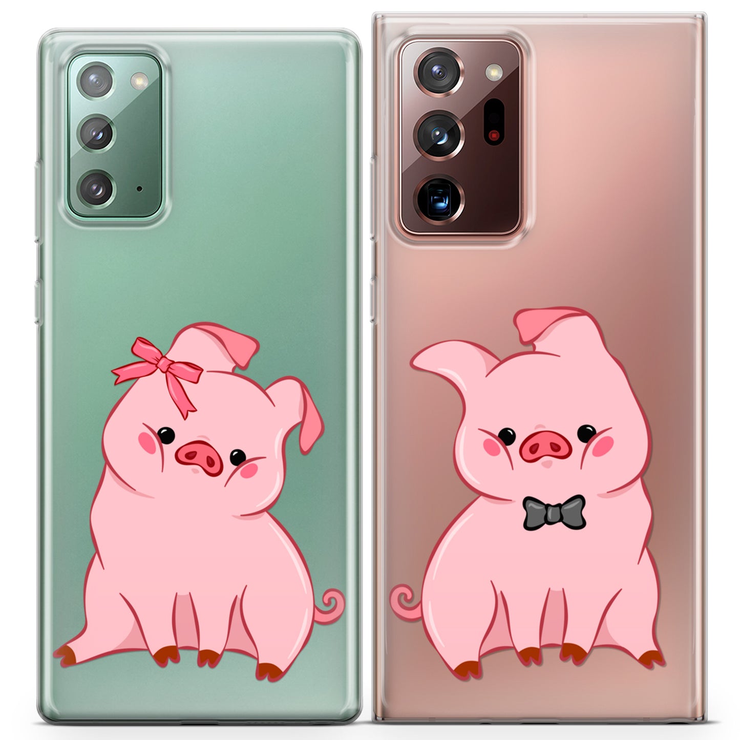 Cavka iPhone Couple Cases Chubby Piglets