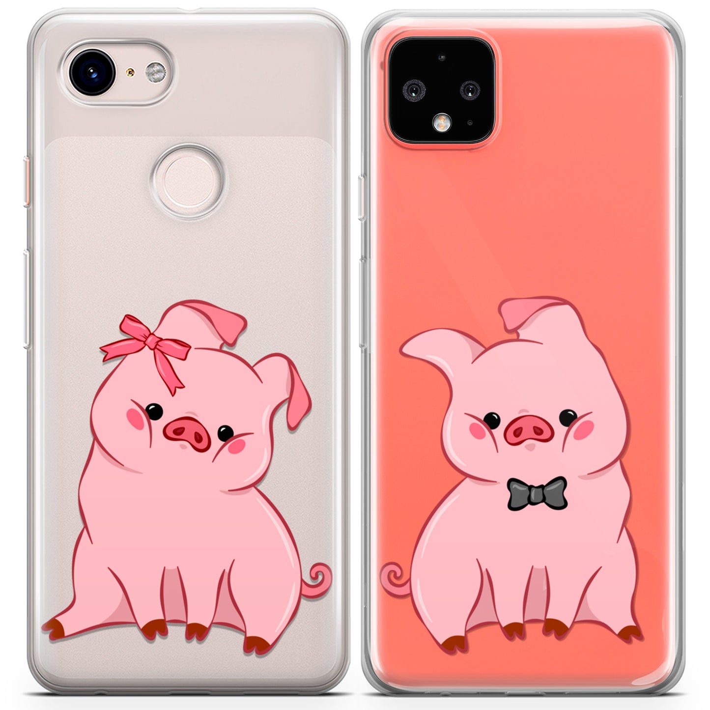 Cavka iPhone Couple Cases Chubby Piglets