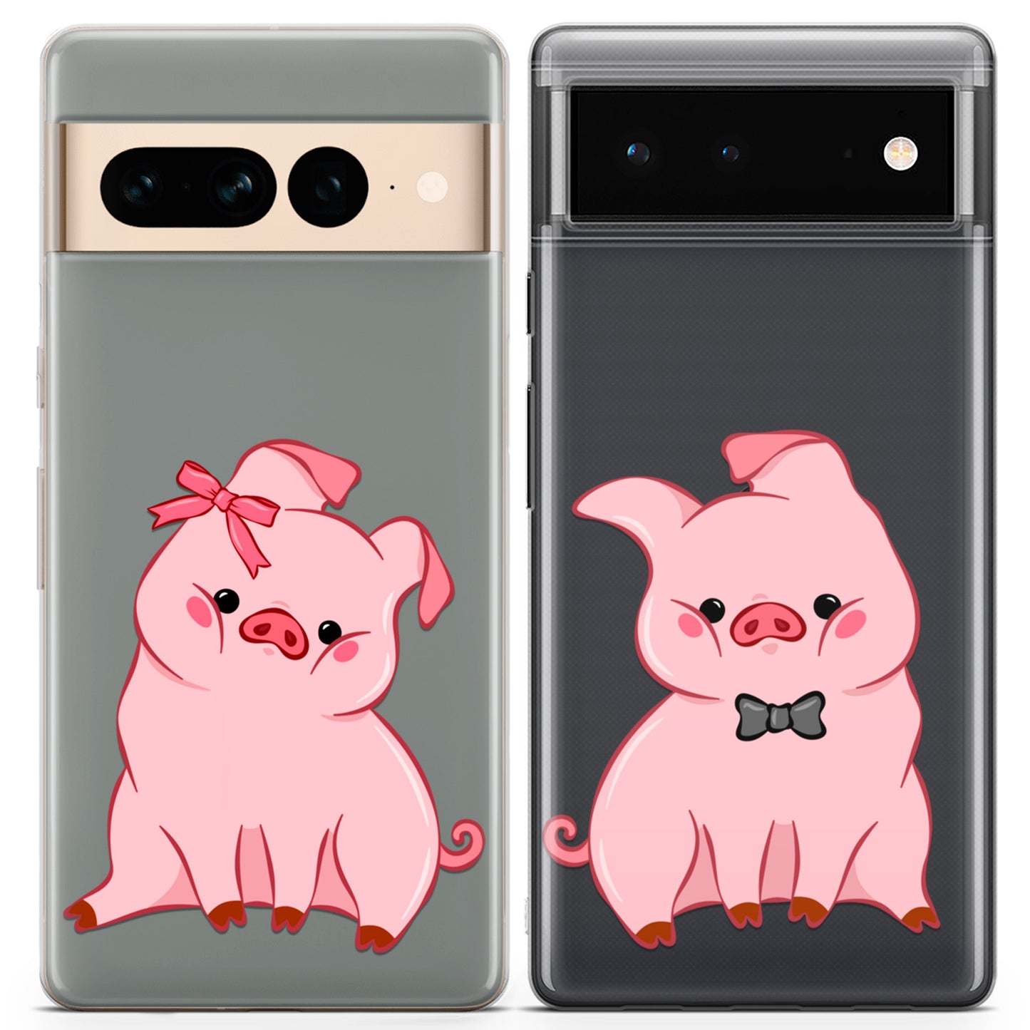 Cavka iPhone Couple Cases Chubby Piglets