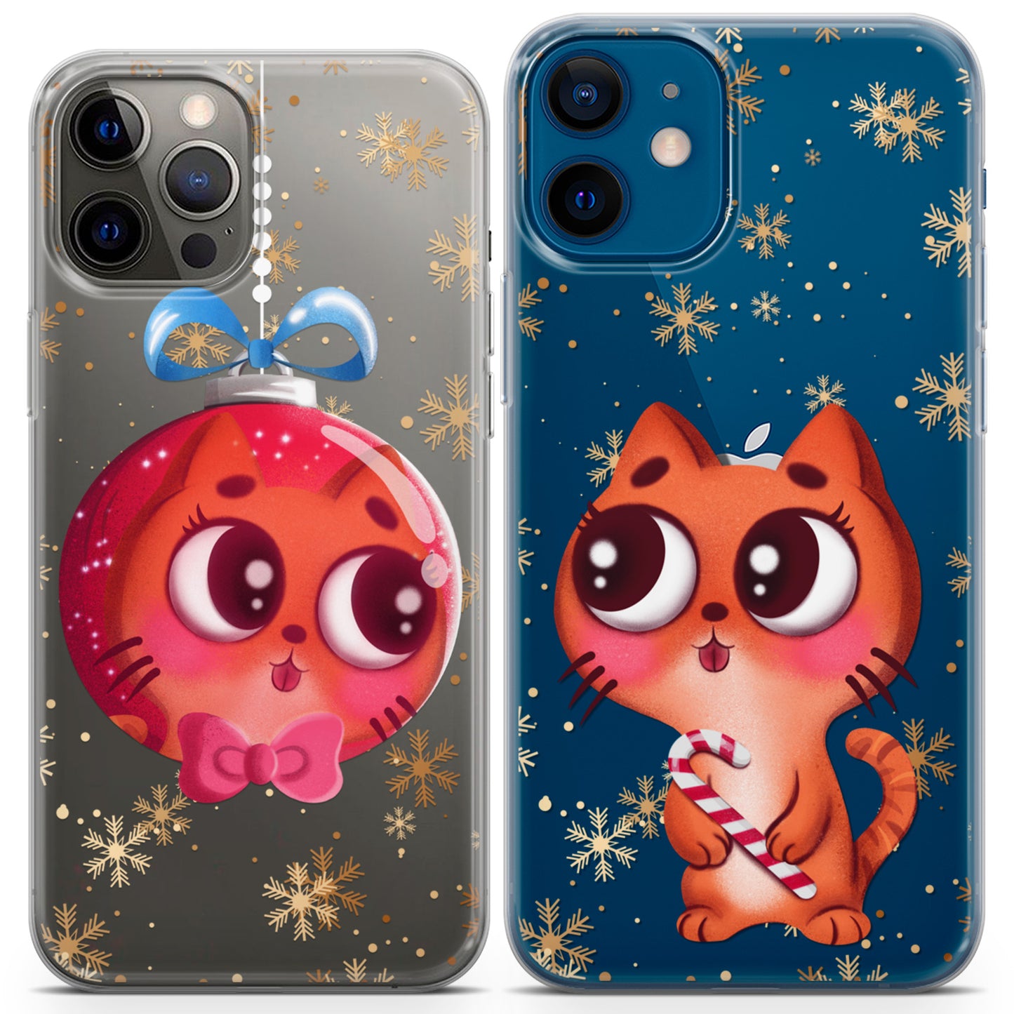 Cavka iPhone Couple Cases Christmas Ball