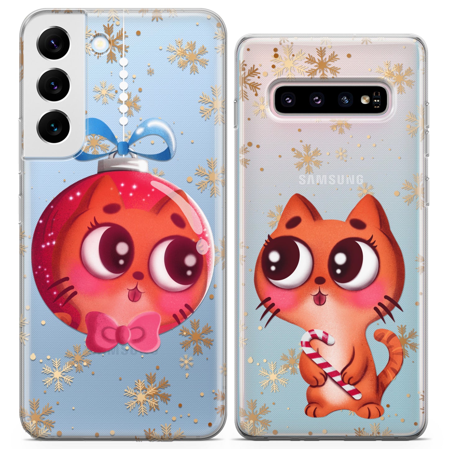 Cavka iPhone Couple Cases Christmas Ball