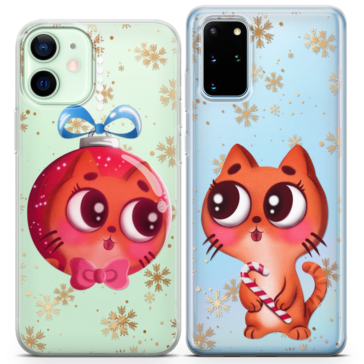 Cavka iPhone Couple Cases Christmas Ball