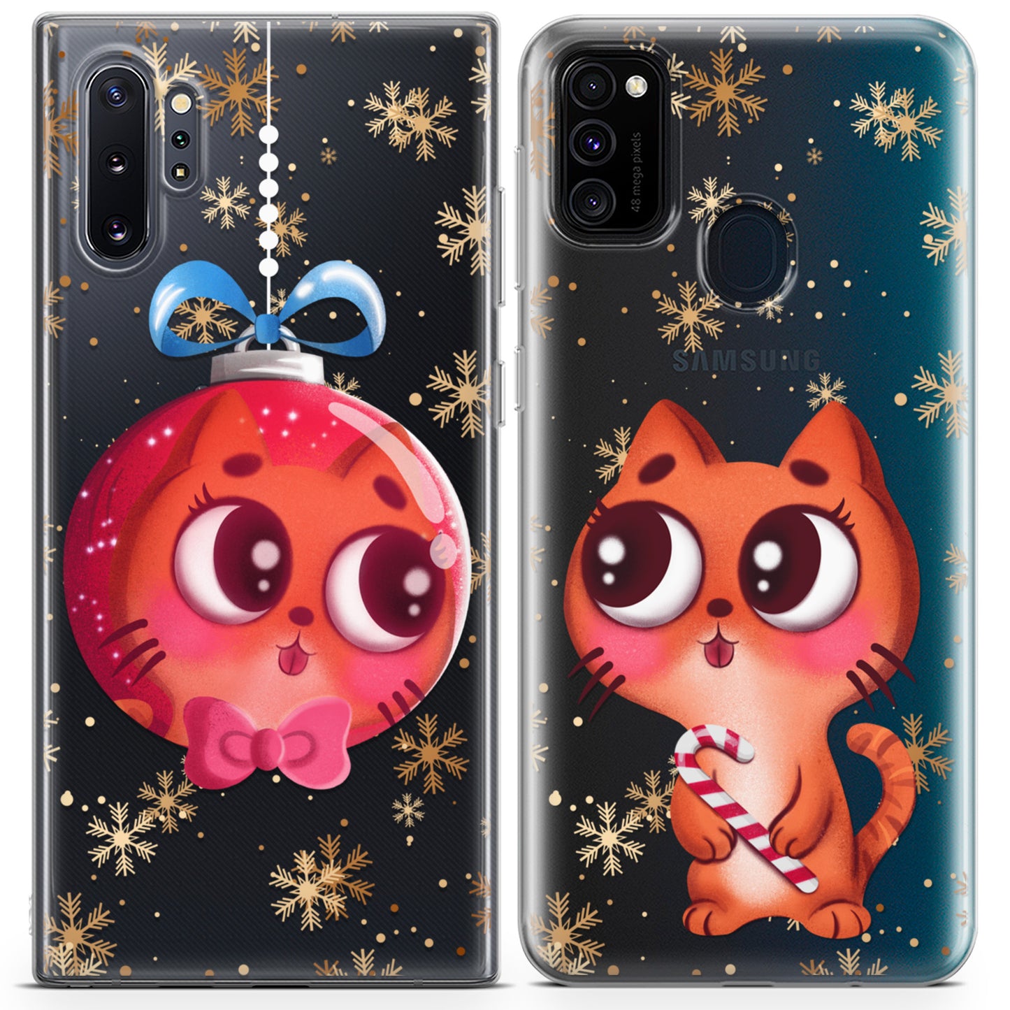 Cavka iPhone Couple Cases Christmas Ball