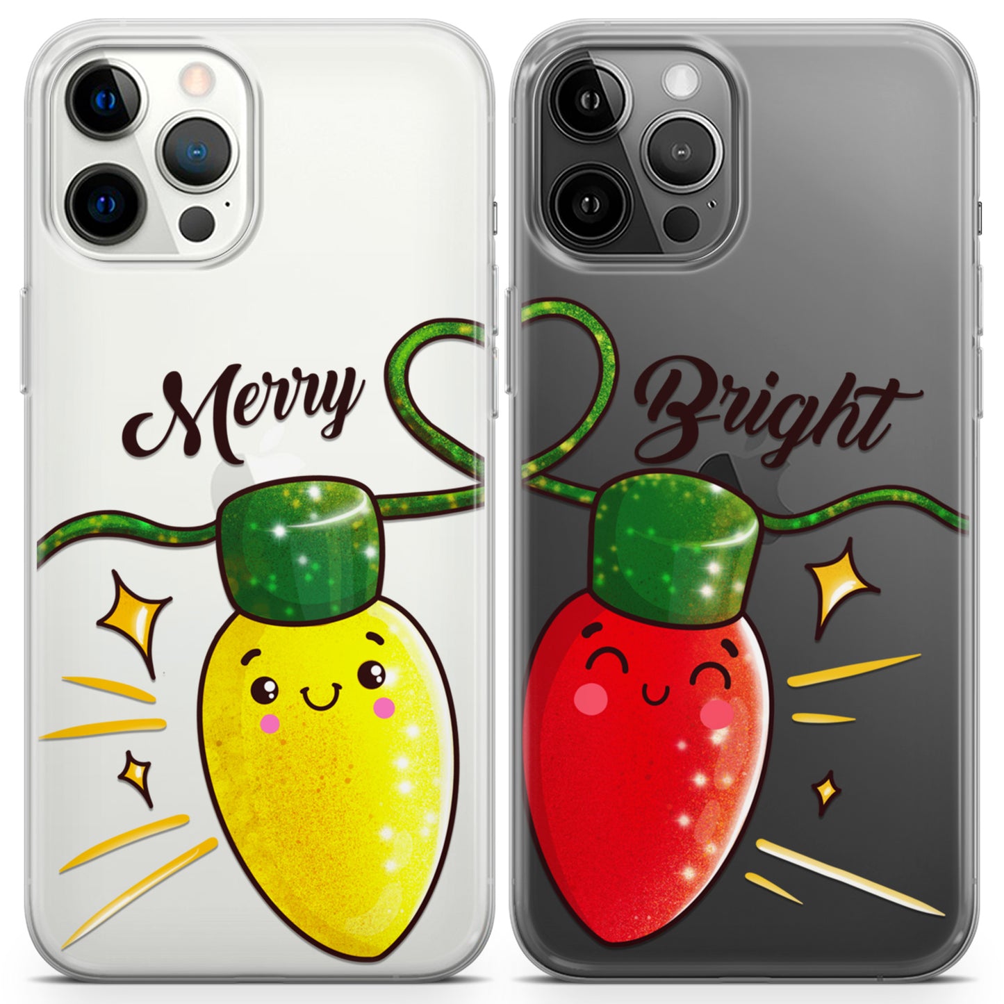 Cavka iPhone Couple Cases Merry Bright