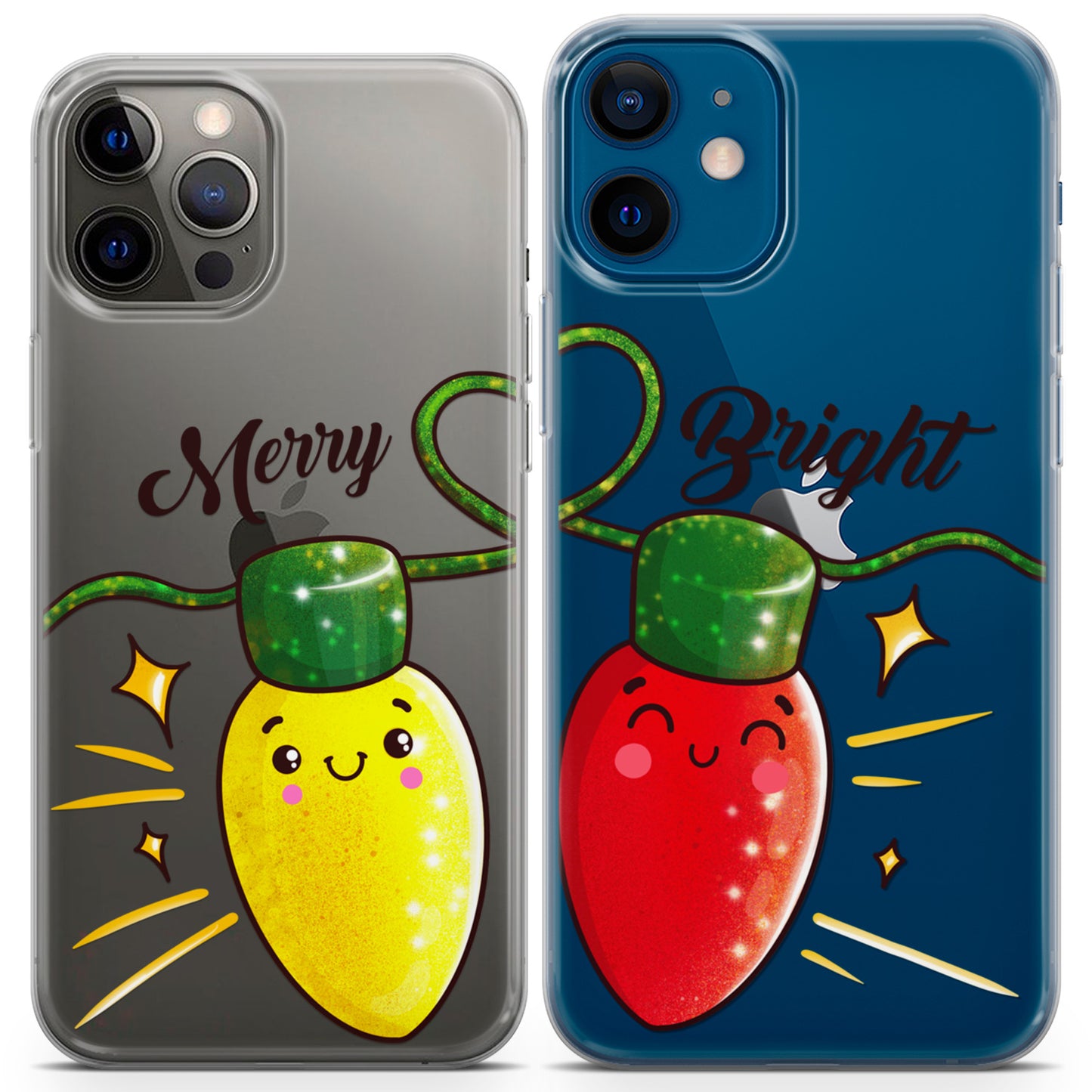 Cavka iPhone Couple Cases Merry Bright