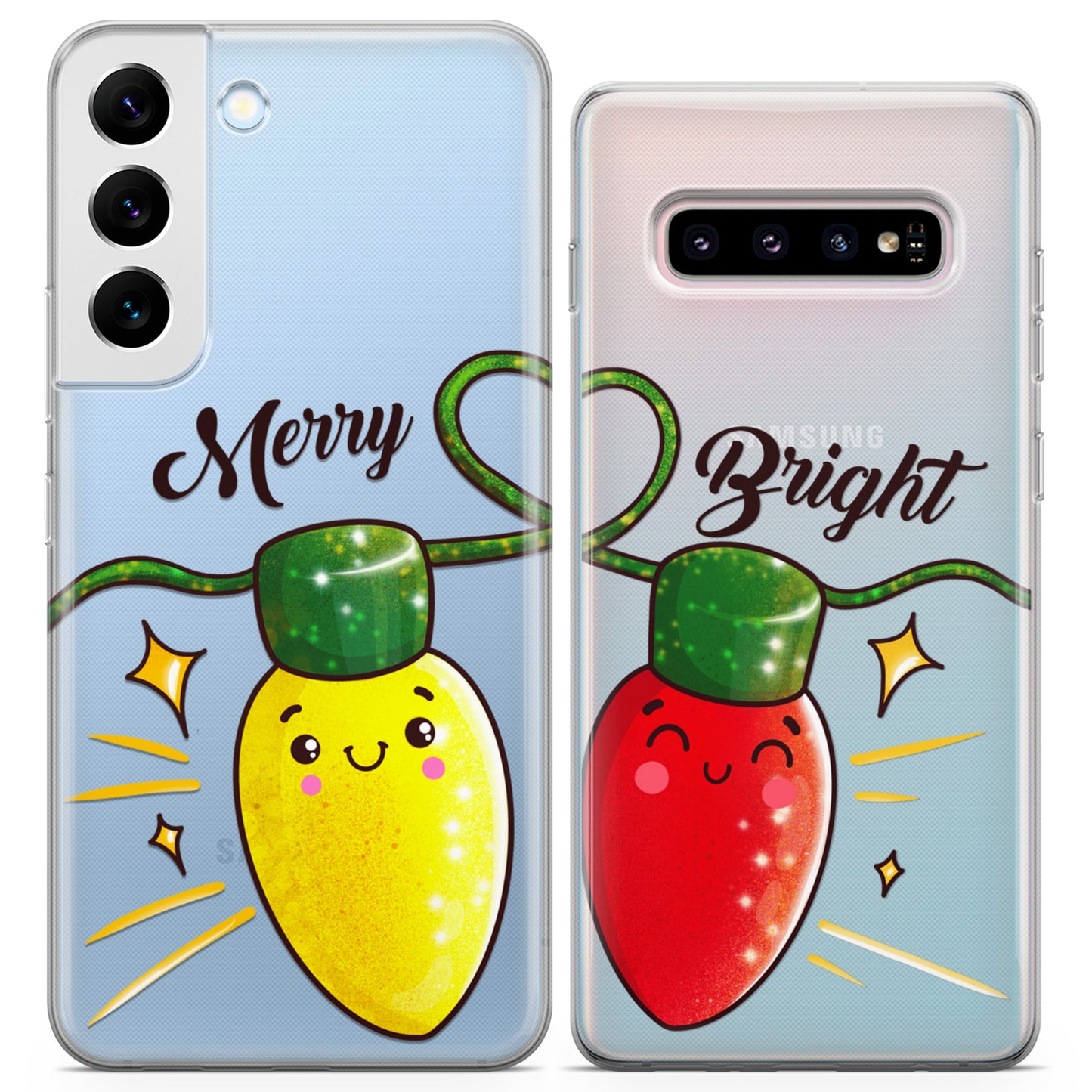 Cavka iPhone Couple Cases Merry Bright