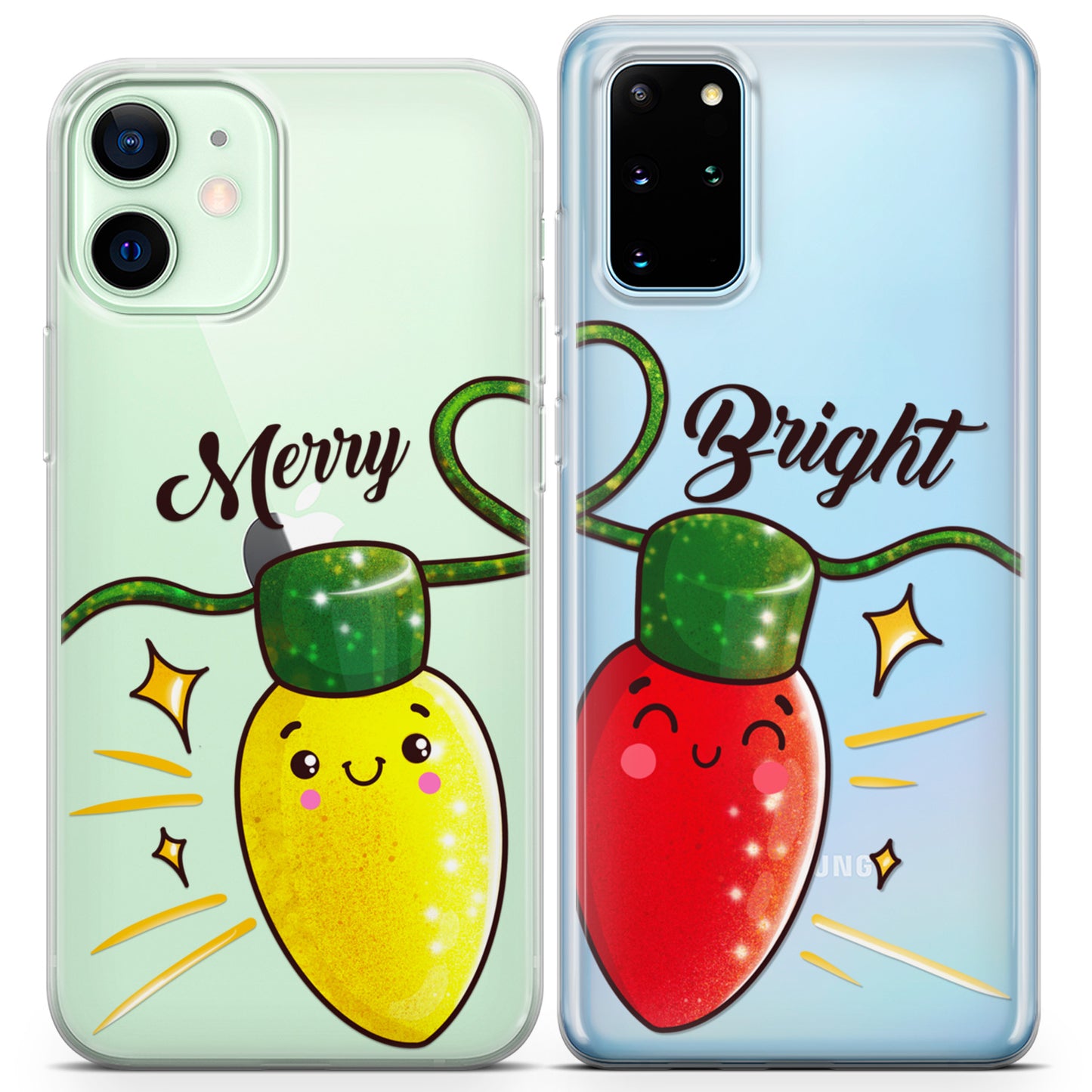 Cavka iPhone Couple Cases Merry Bright