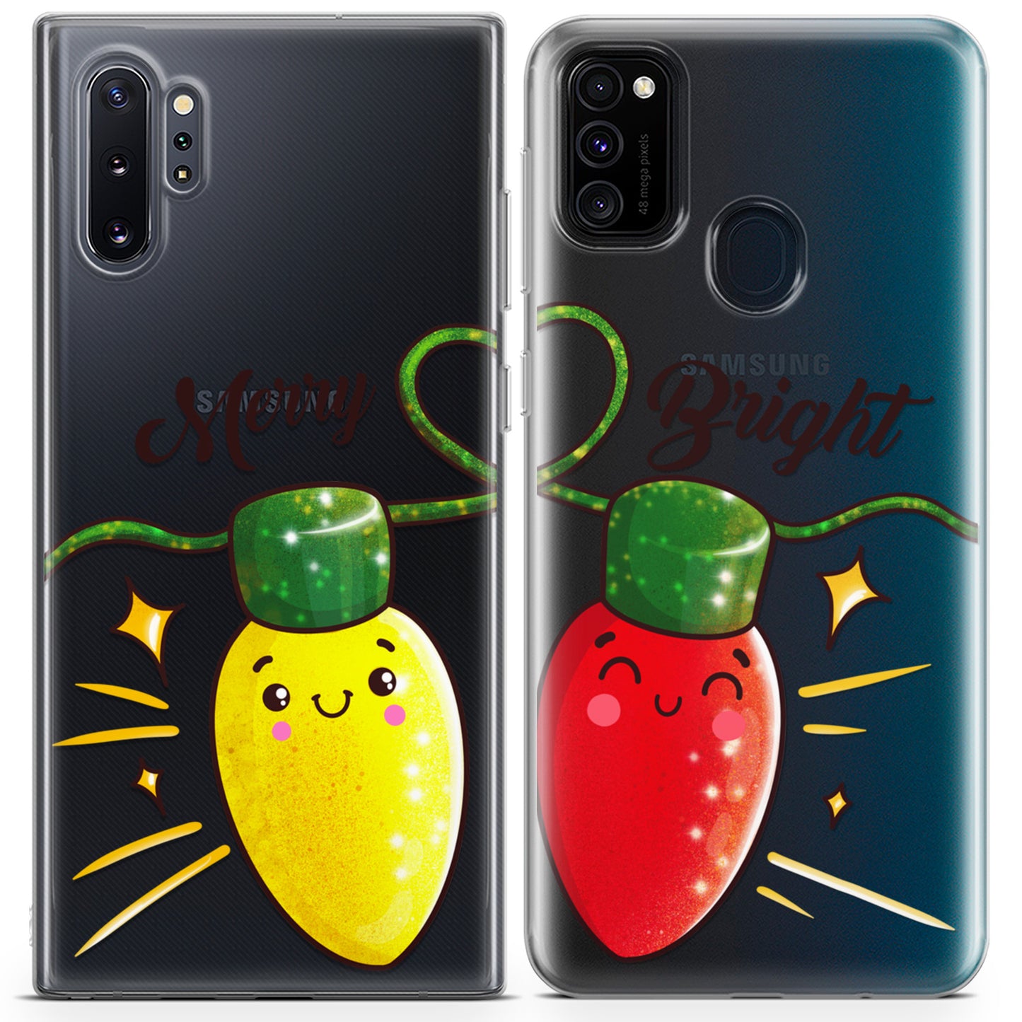 Cavka iPhone Couple Cases Merry Bright