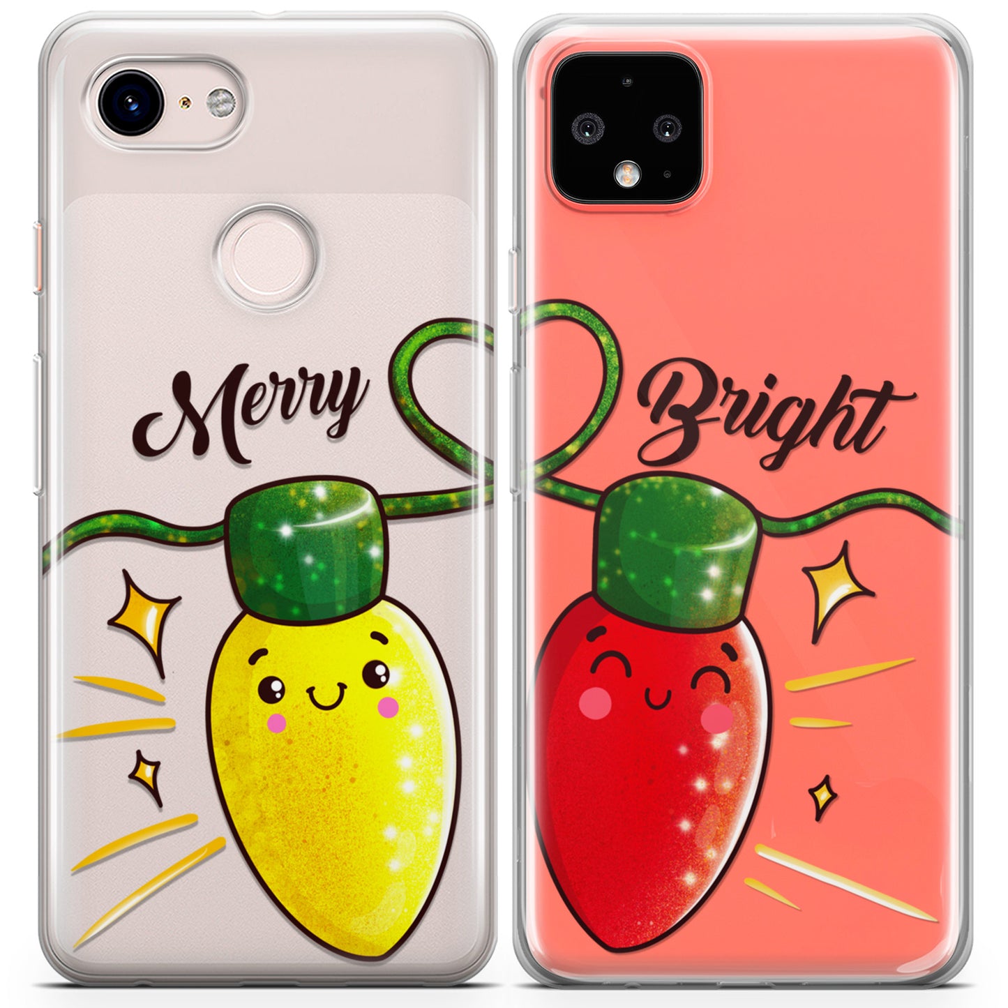 Cavka iPhone Couple Cases Merry Bright